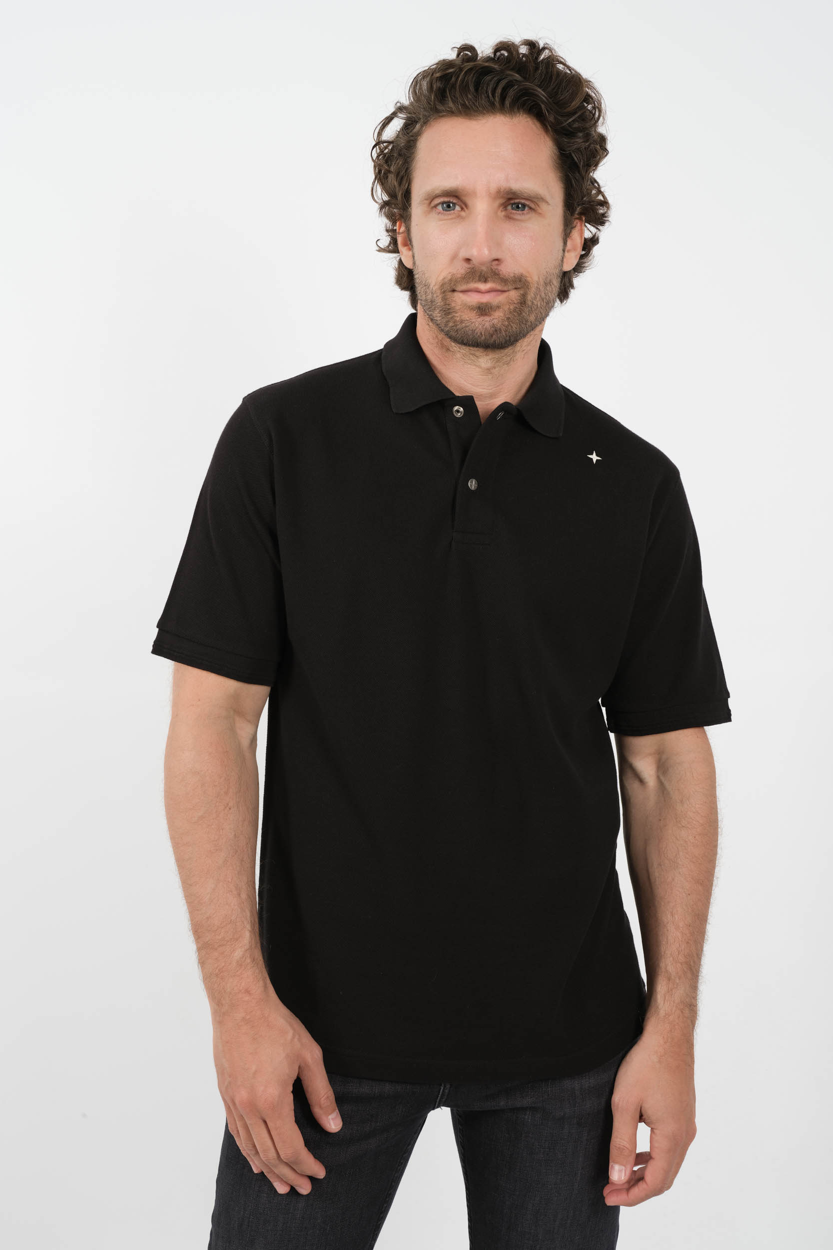  Image du produit POLO STONE ISLAND STELLINA NOIR 8015202G4-V0029 - 2