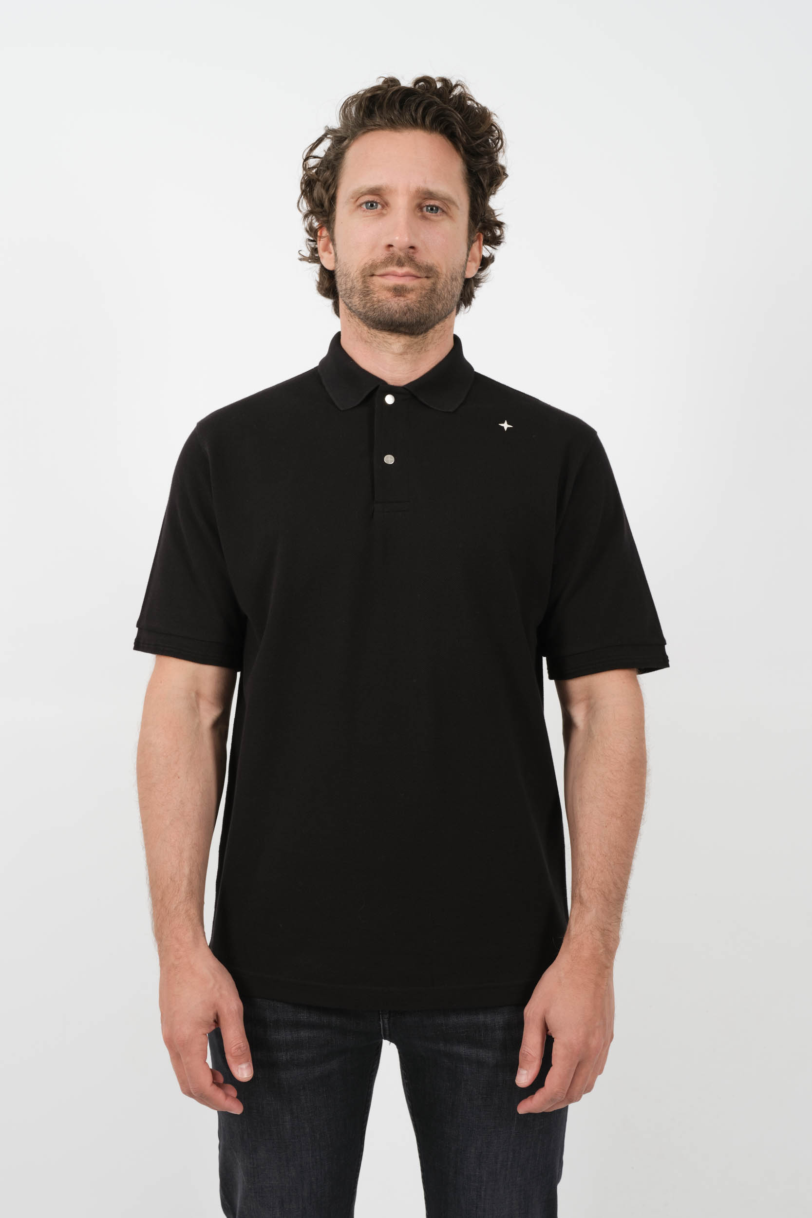  Image du produit POLO STONE ISLAND STELLINA NOIR 8015202G4-V0029 - 3