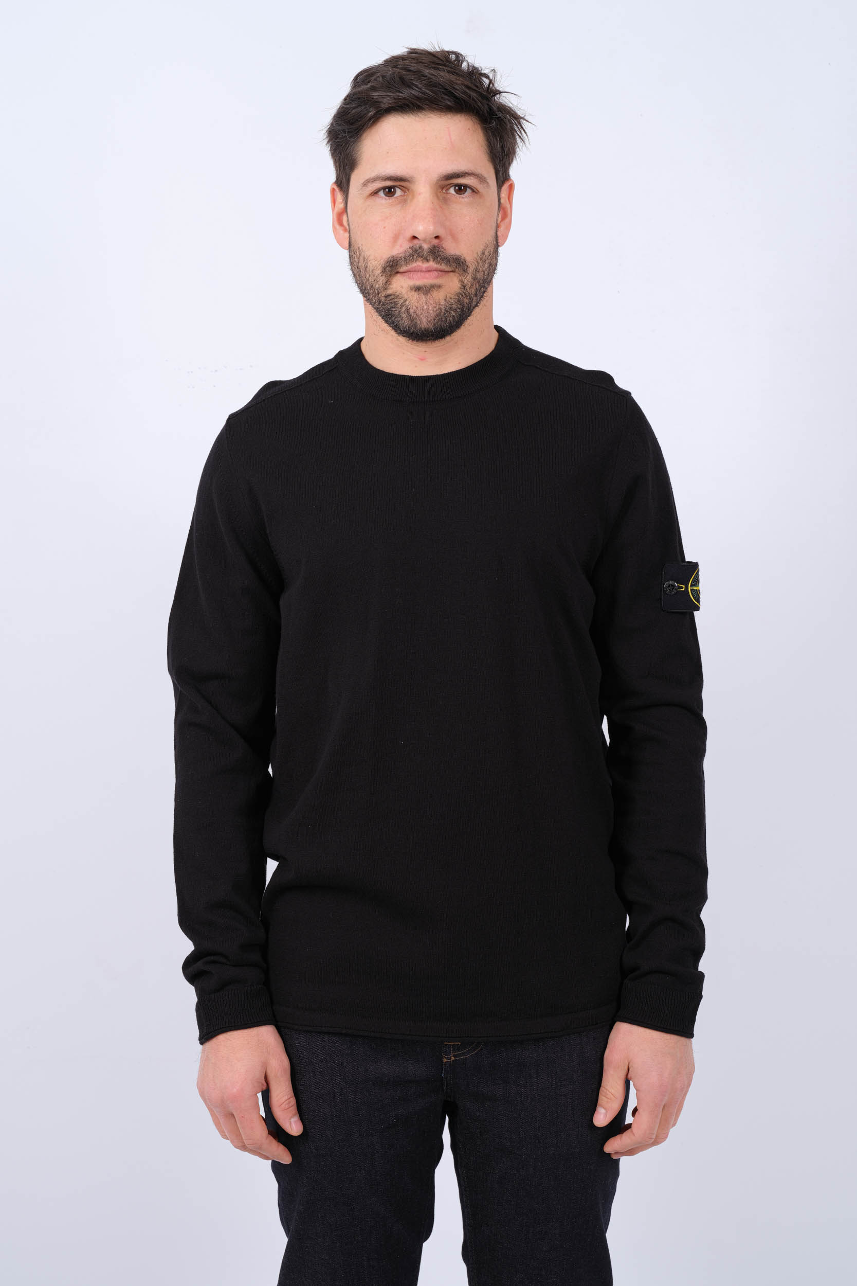  Image du produit PULL STONE ISLAND NOIR 8015532B9-A0029 - 3