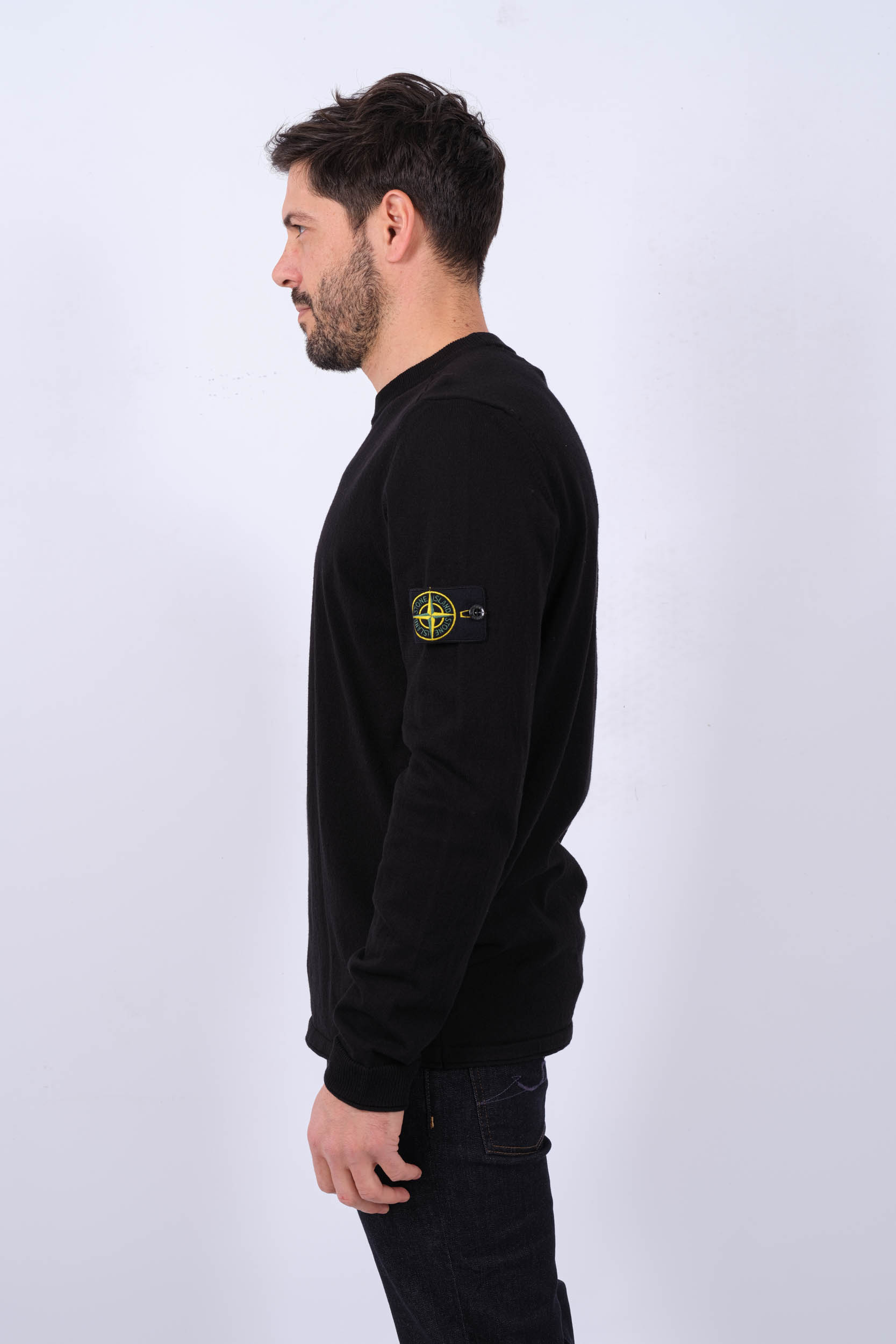  Image du produit PULL STONE ISLAND NOIR 8015532B9-A0029 - 4