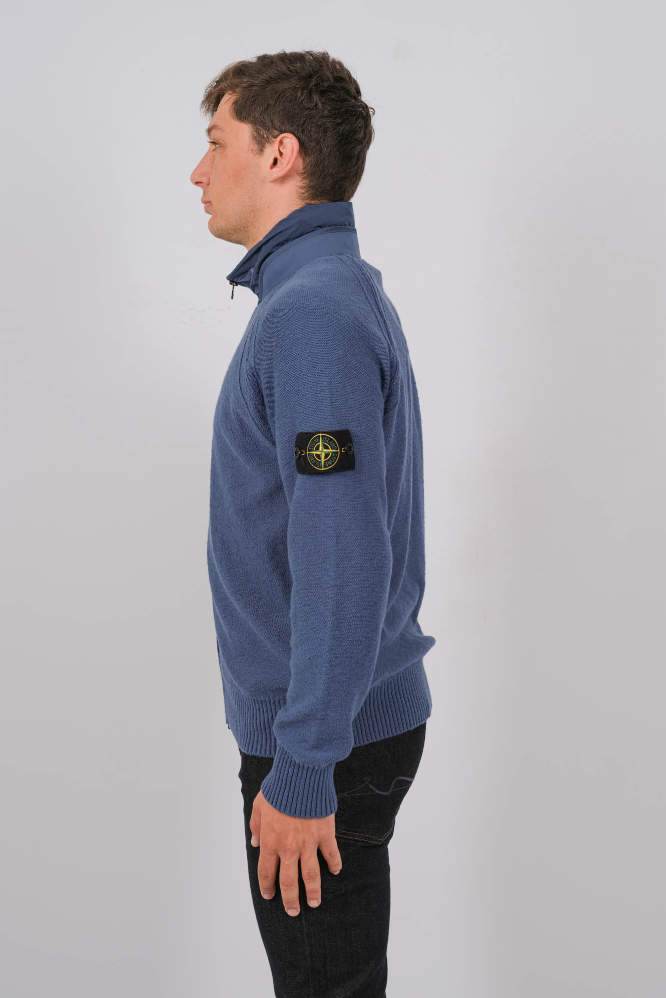  Image du produit GILET A ZIP STONE ISLAND COL CAPUCHE NYLON 8015503B0-V0024 - 4