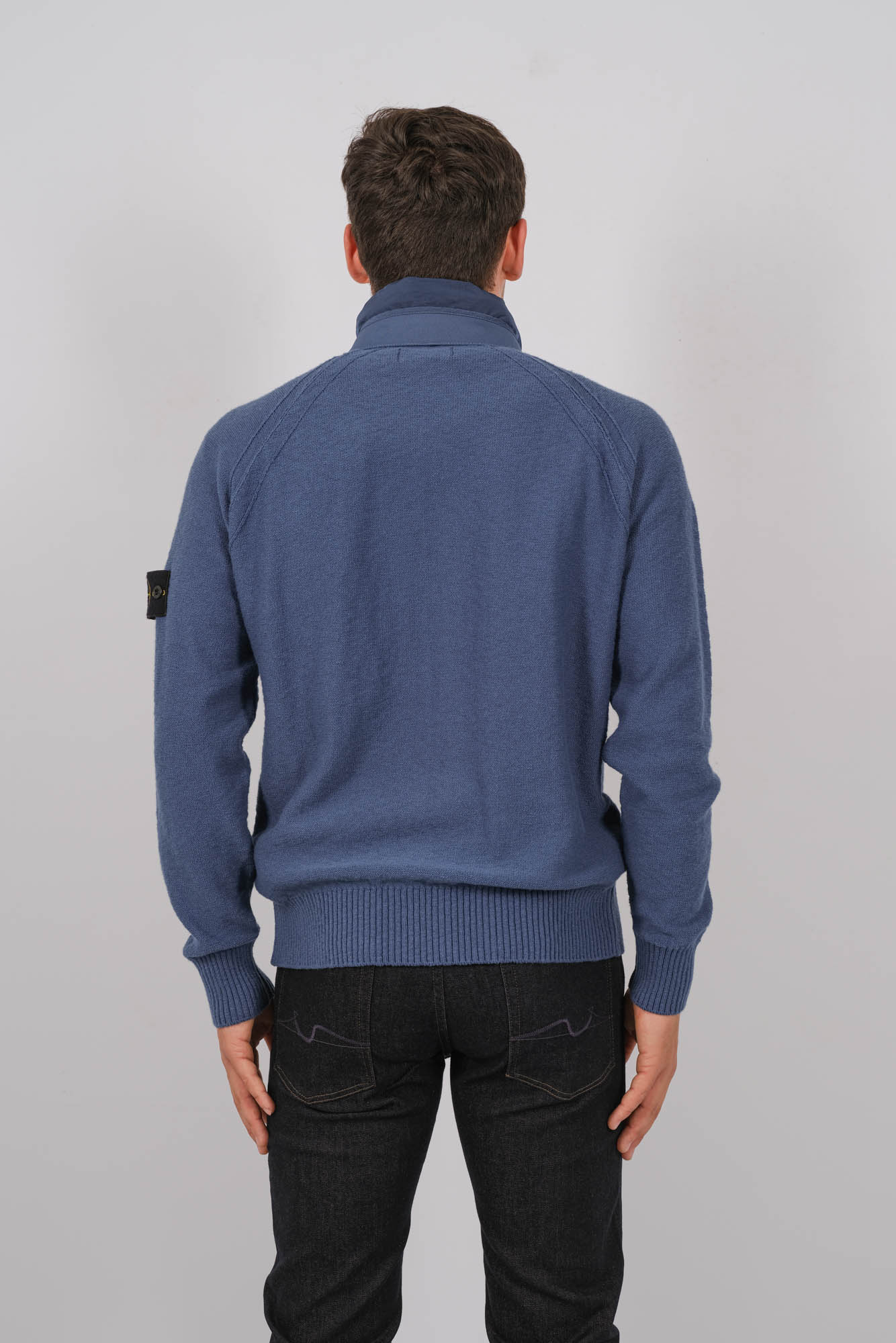  Image du produit GILET A ZIP STONE ISLAND COL CAPUCHE NYLON 8015503B0-V0024 - 5