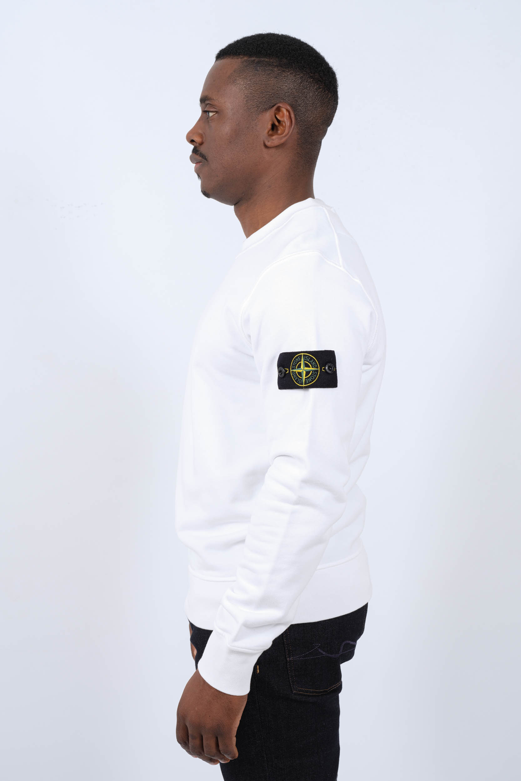  Image du produit SWEAT STONE ISLAND BLANC 801563051-A0001 - 4