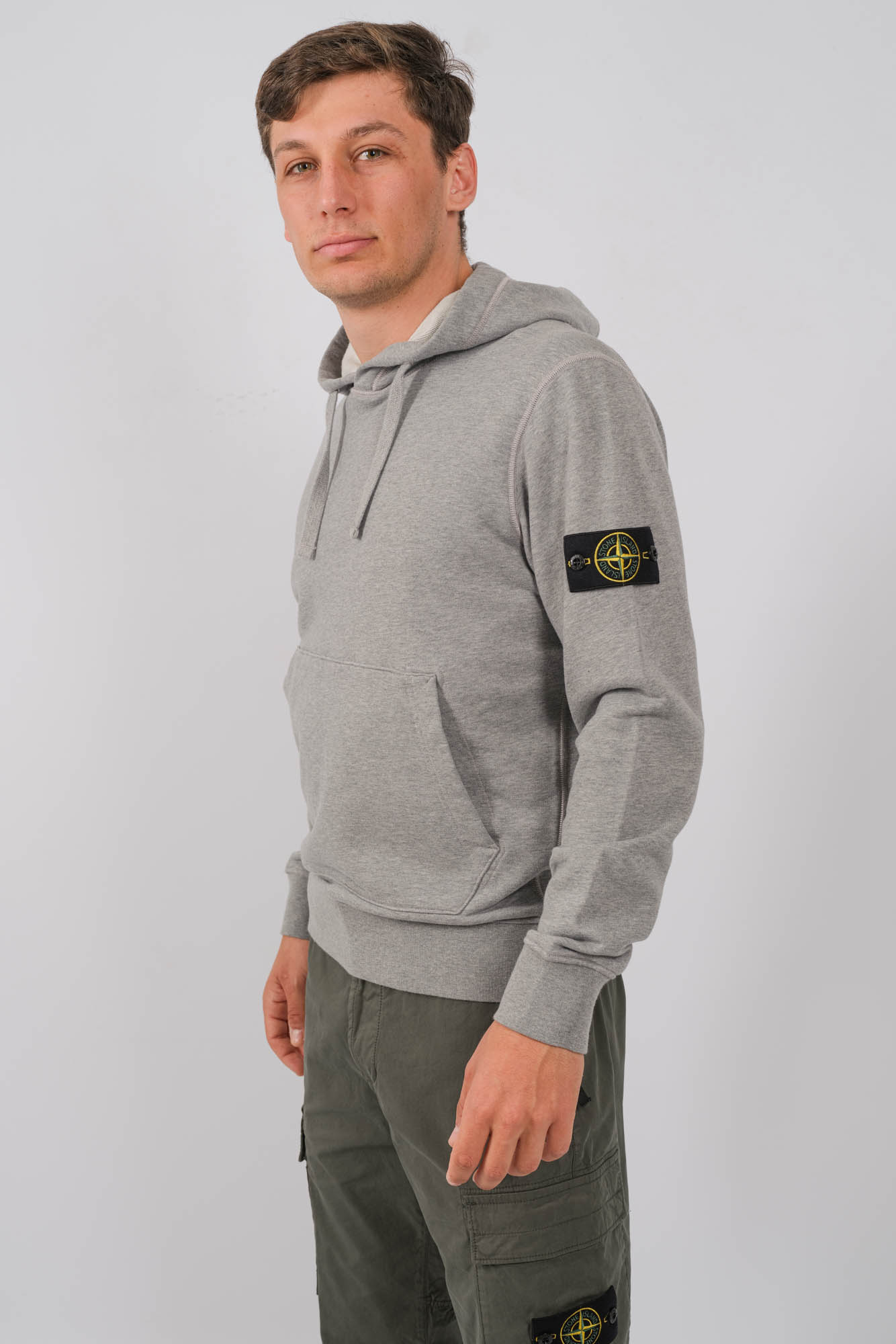  Image du produit SWEAT CAPUCHE STONE ISLAND GRIS 801564151-A0M64 - 2