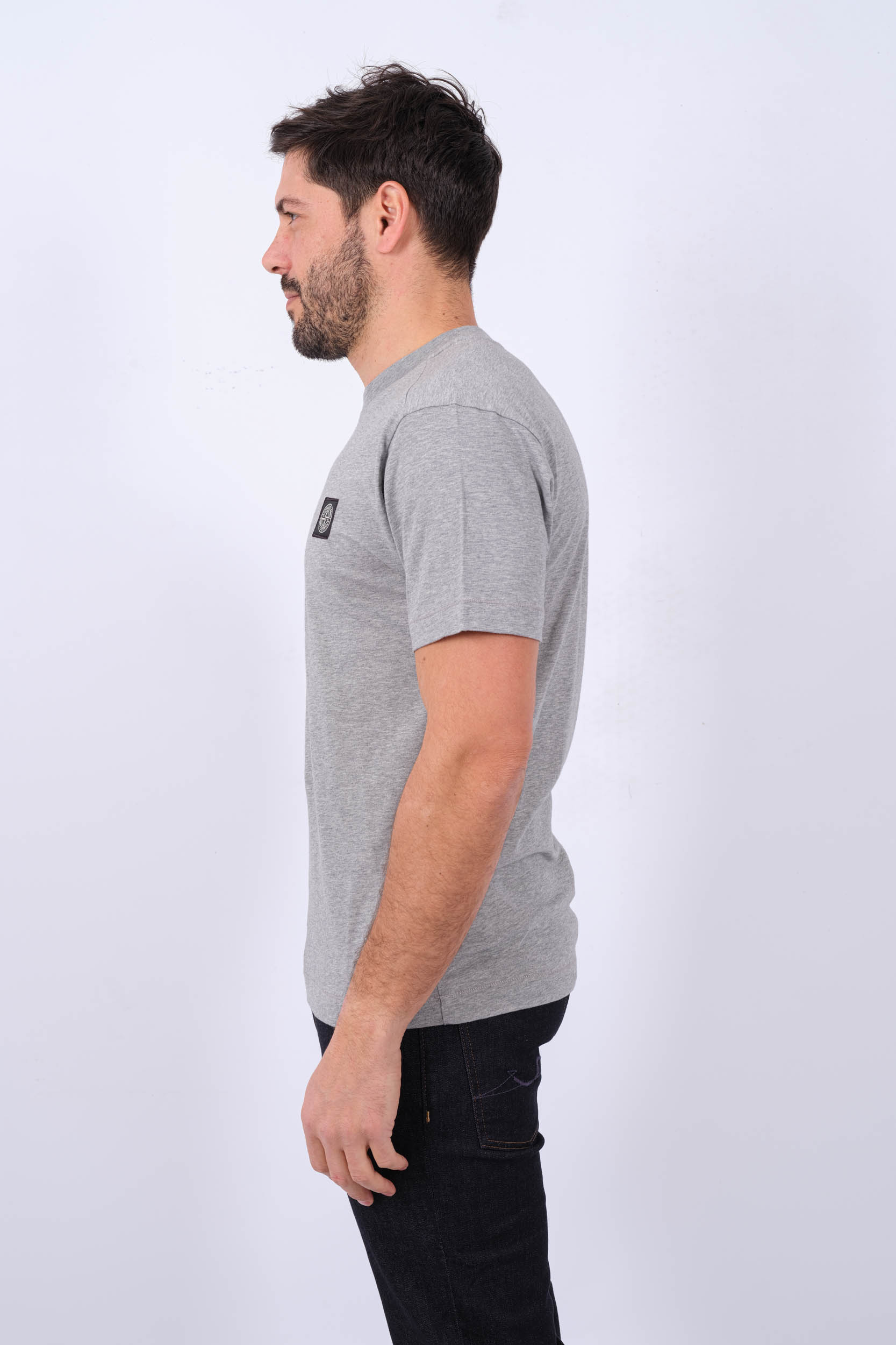 TEE-SHIRT STONE ISLAND GRIS 801524113-A0M64