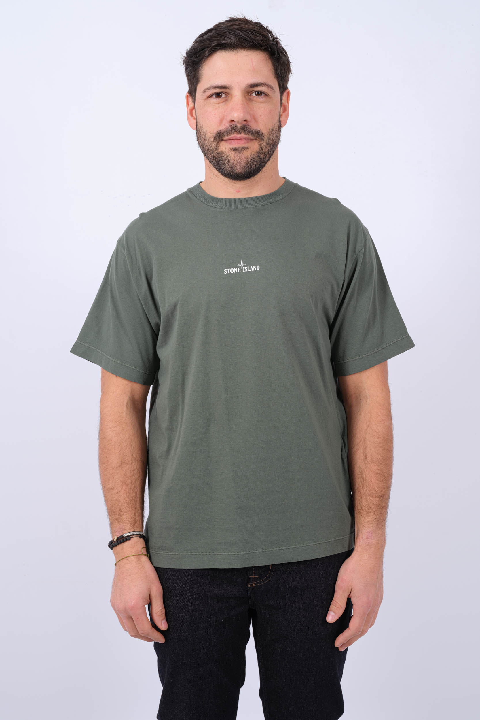  Image du produit TEE-SHIRT STONE ISLAND KAKI CLAIR 80152RC89-V0059 - 3