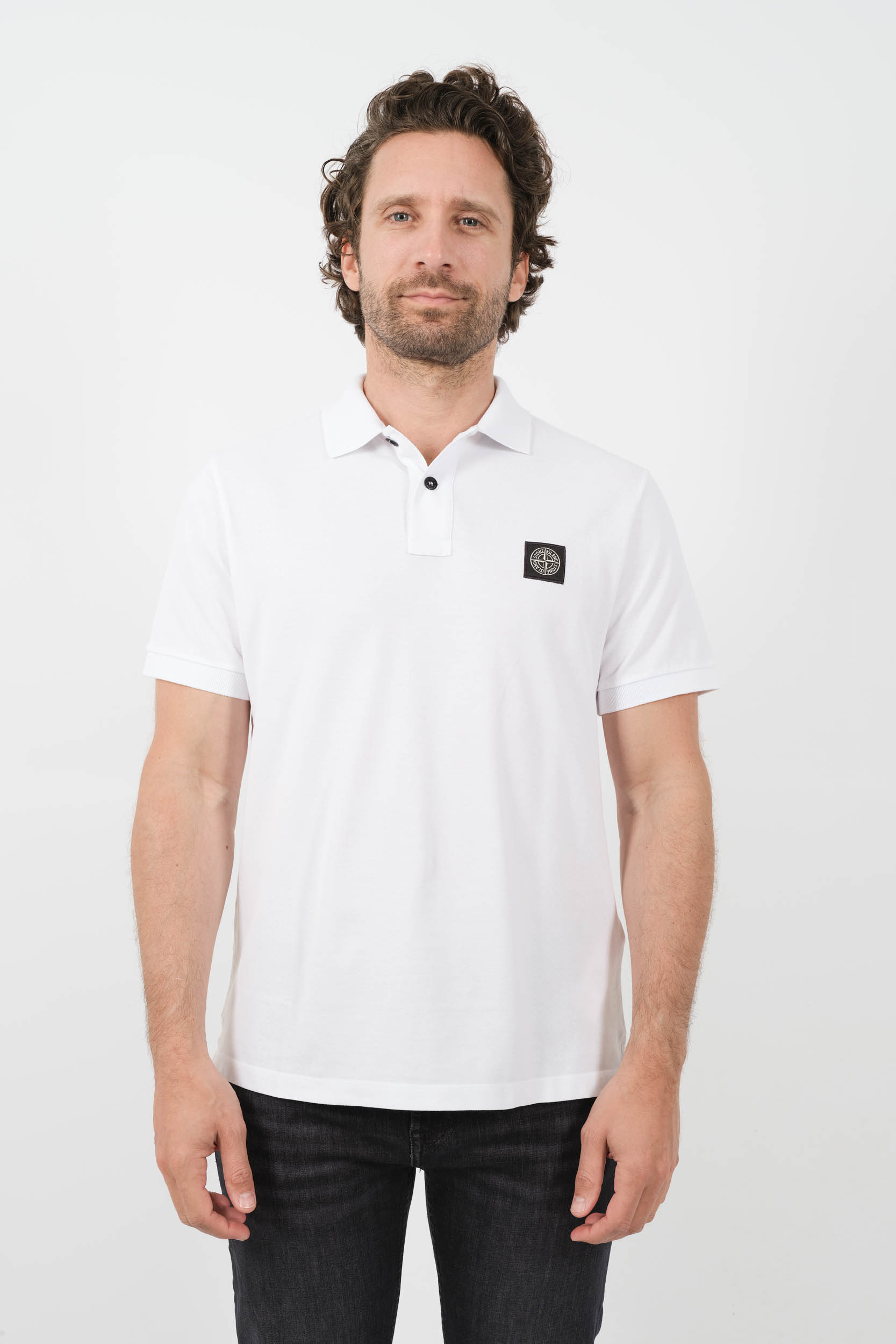  Image du produit POLO STONE ISLAND BLANC 80152SC17-A0001 - 3