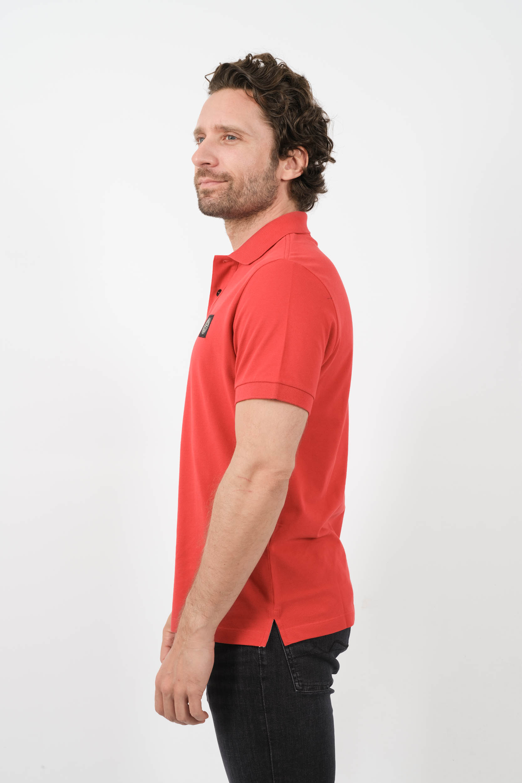  Image du produit POLO STONE ISLAND ROUGE 80152SC17-V0010 - 4