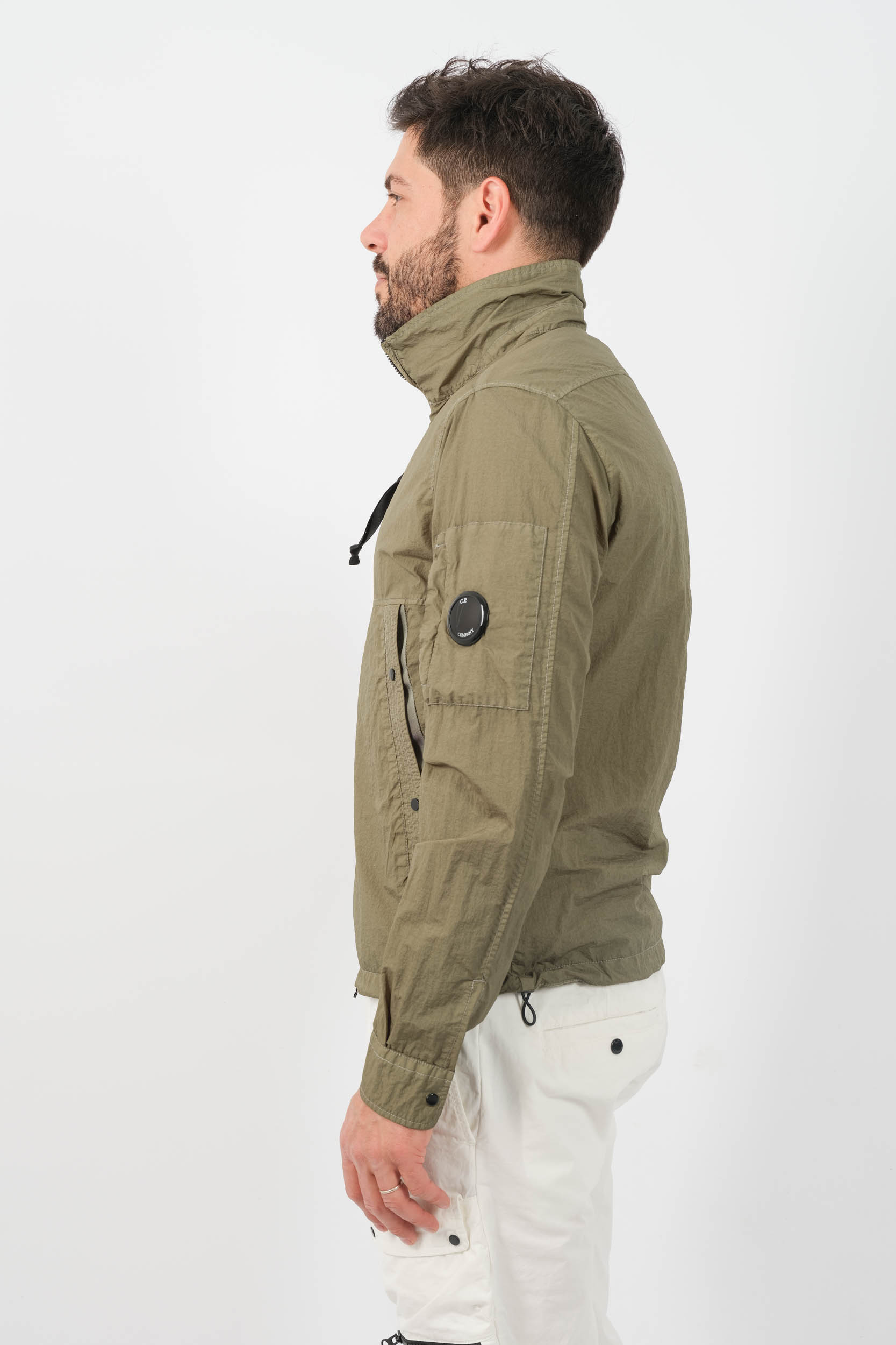 SURCHEMISE C.P COMPANY NYLON VERT S110A-627