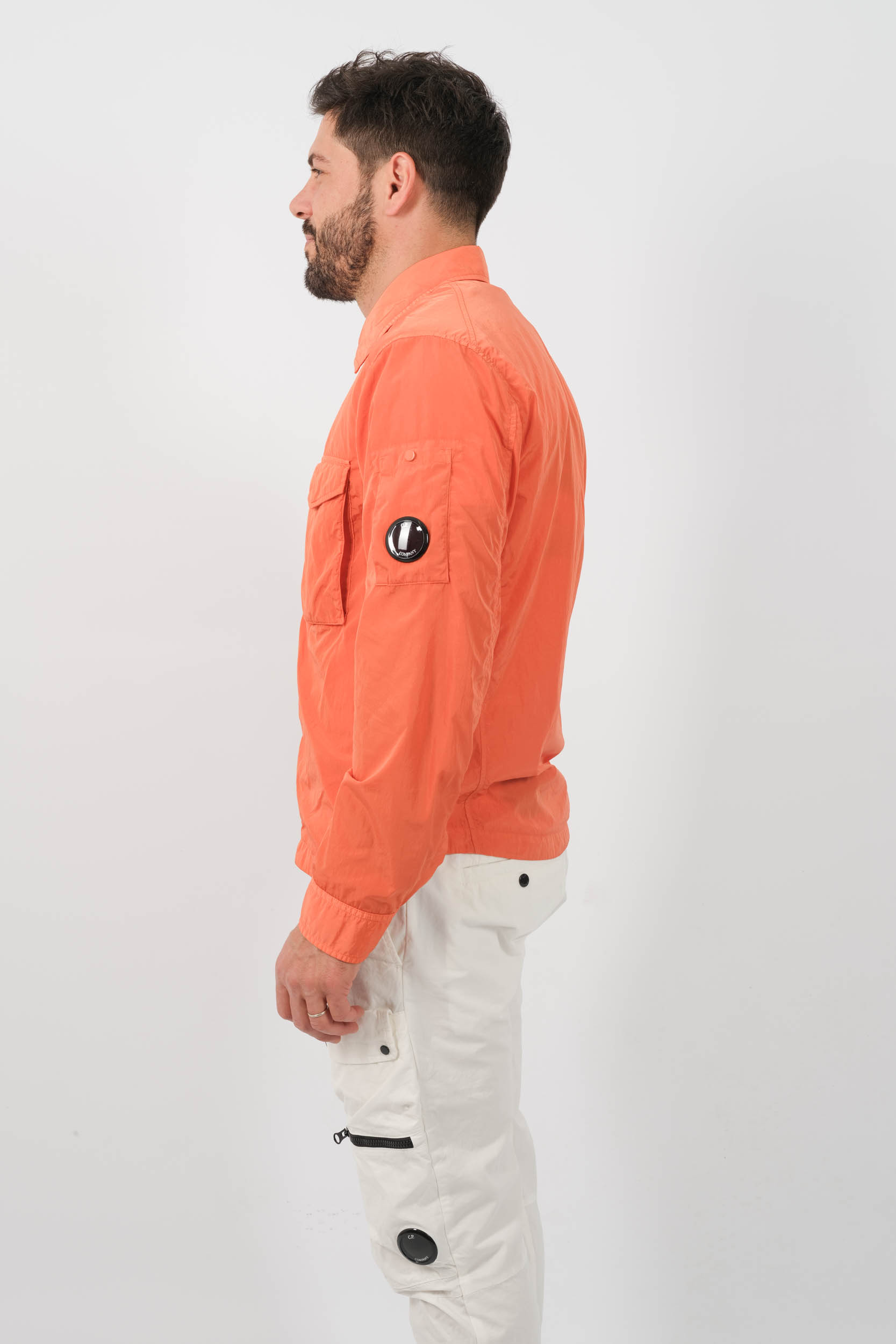 Image du produit SURCHEMISE C.P COMPANY NYLON ORANGE S039A-448 - 4