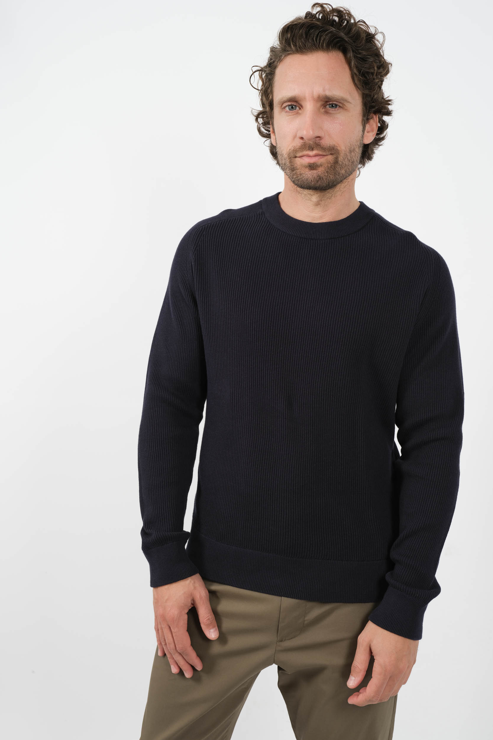 PULL NNO7 COL ROND MARINE KEVIN 6600-200