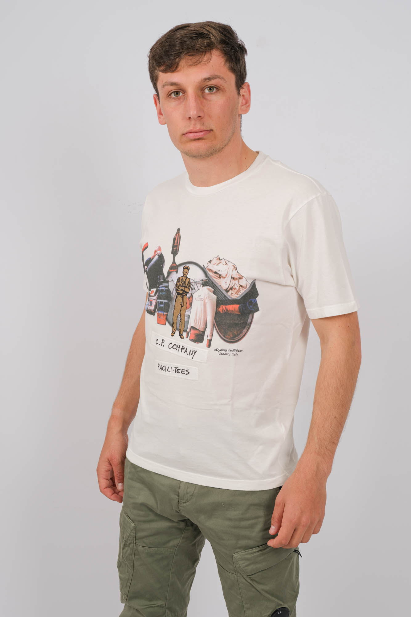  Image du produit TEE-SHIRT C.P COMPANY BLANC S290A-103 - 2