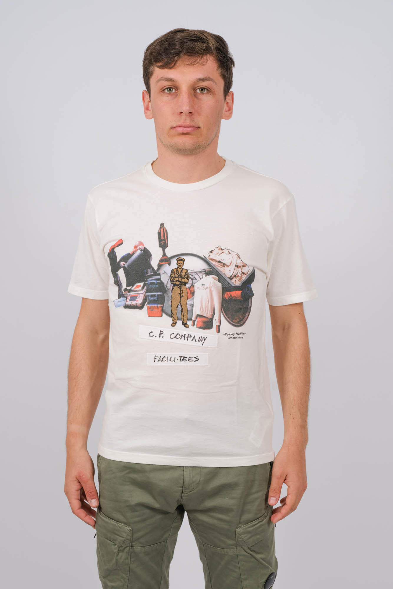  Image du produit TEE-SHIRT C.P COMPANY BLANC S290A-103 - 3