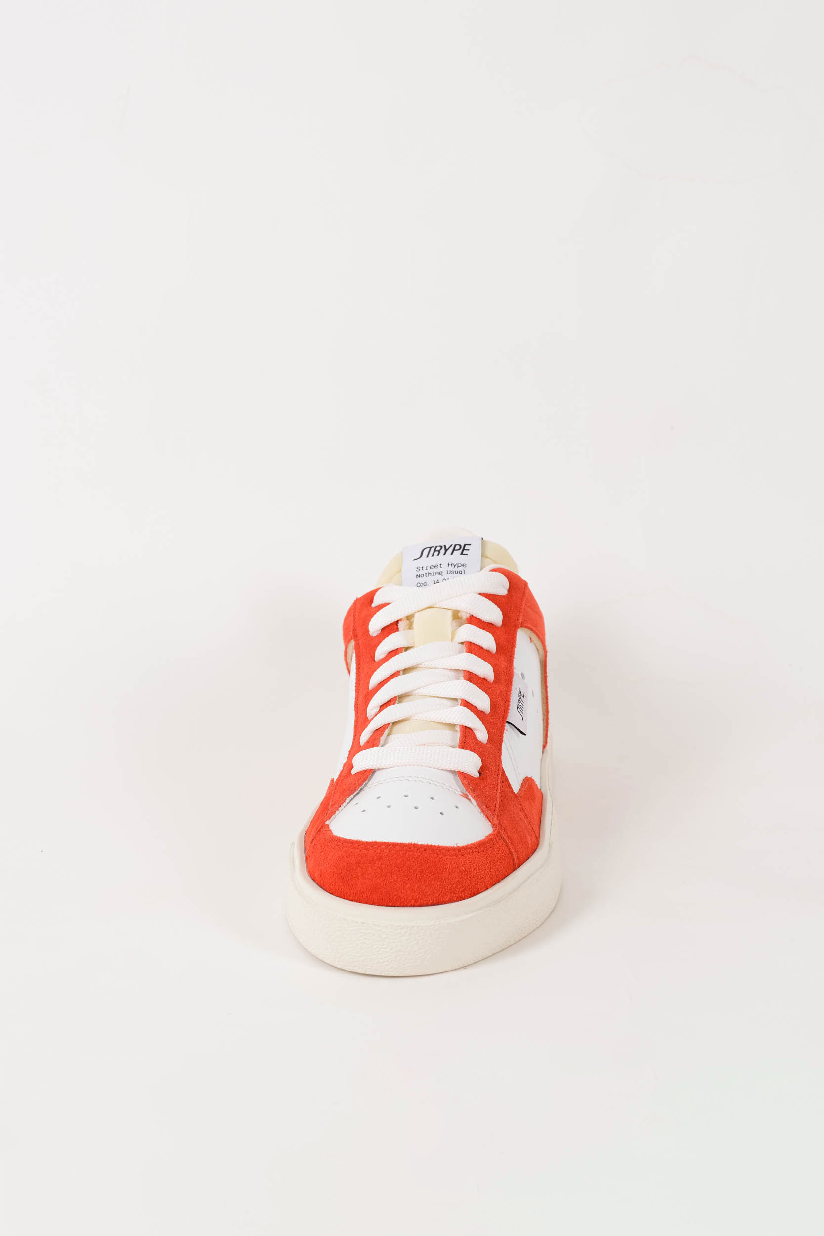 BASKETS STRYPE BLANCHES/ROUGES ST3012-RED