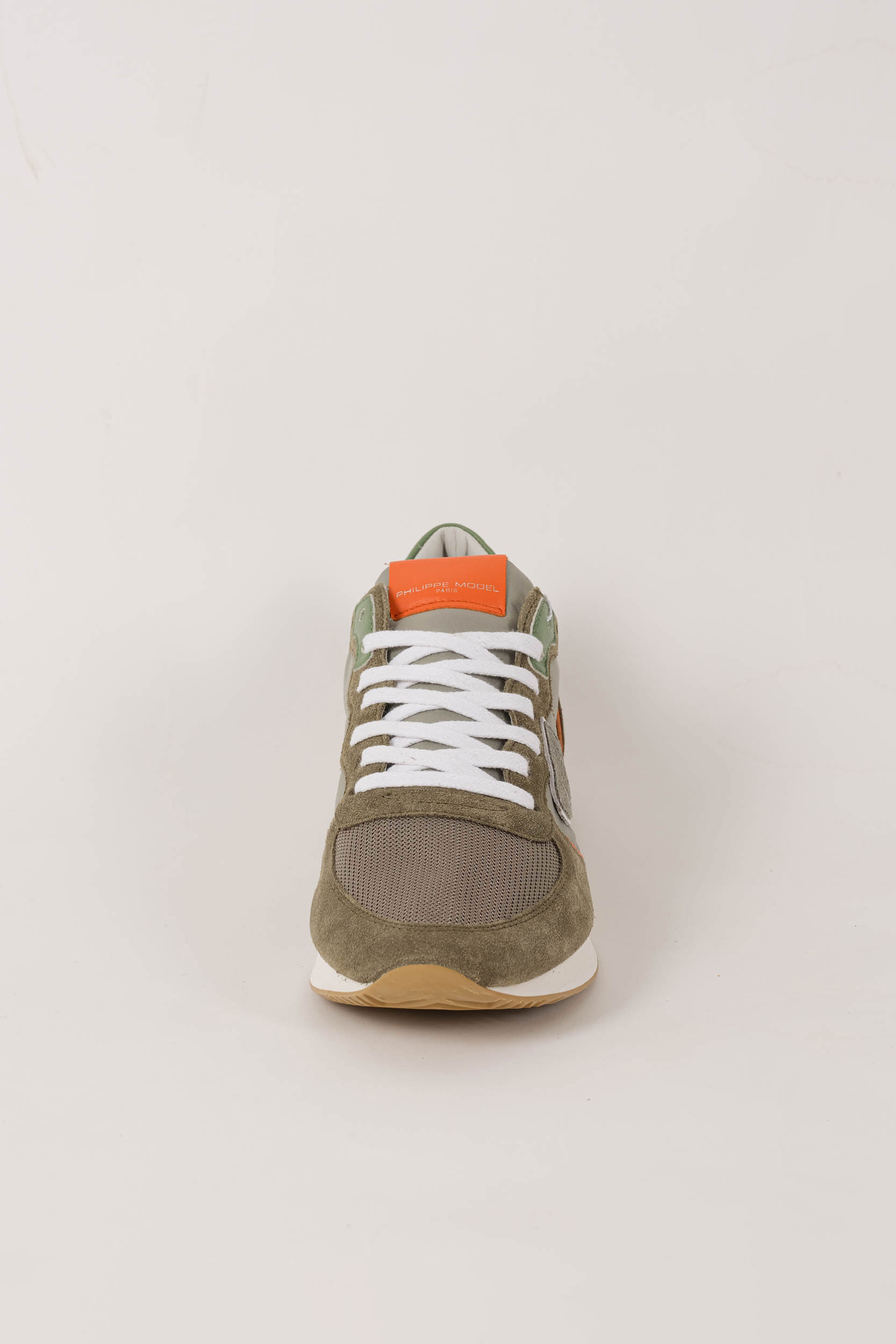  Image du produit BASKETS PHILIPPE MODEL KAKI/ORANGE TZLU-WP41 - 3