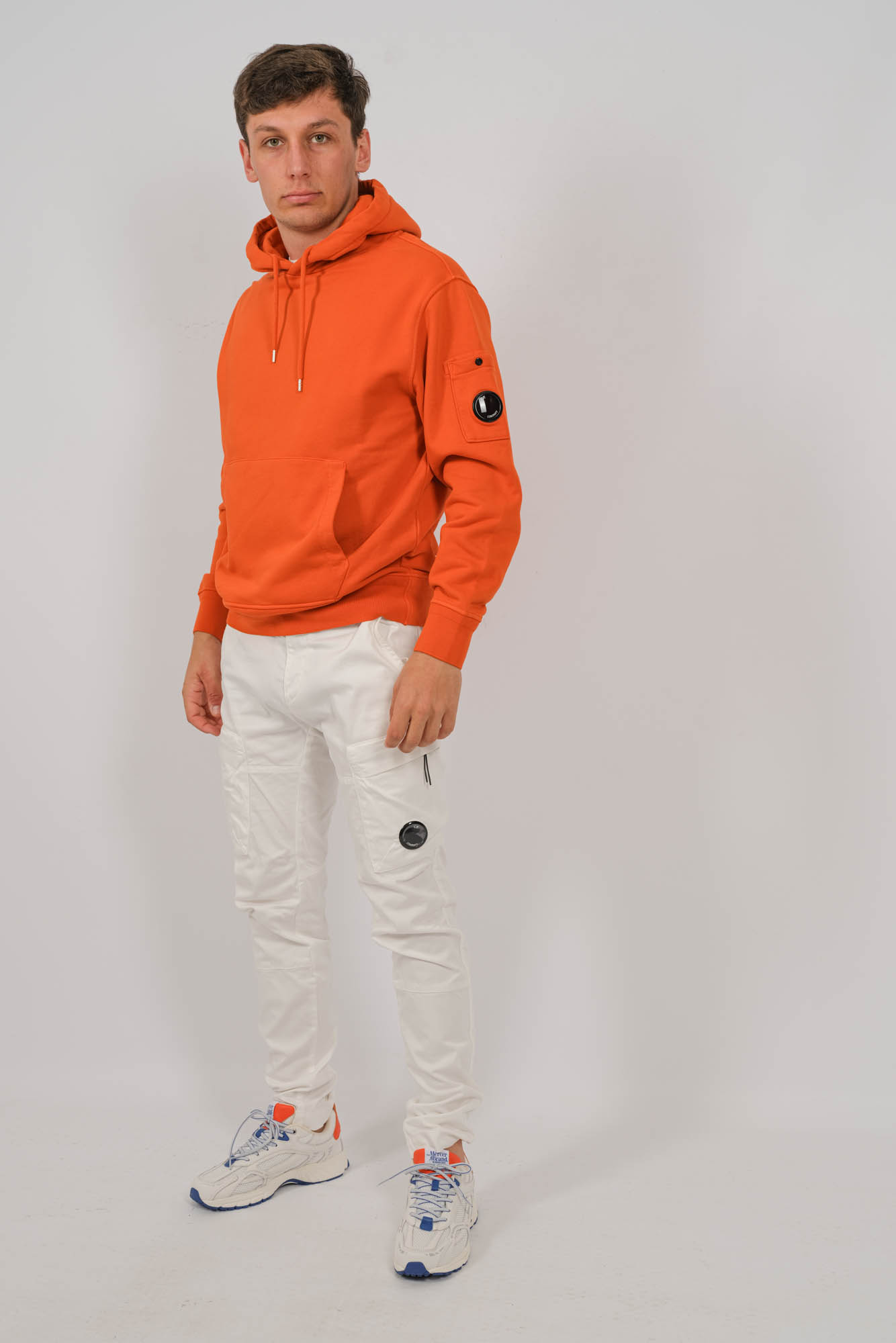  Image du produit SWEAT C.P COMPANY A CAPUCHE ORANGE S099A-448 - 2