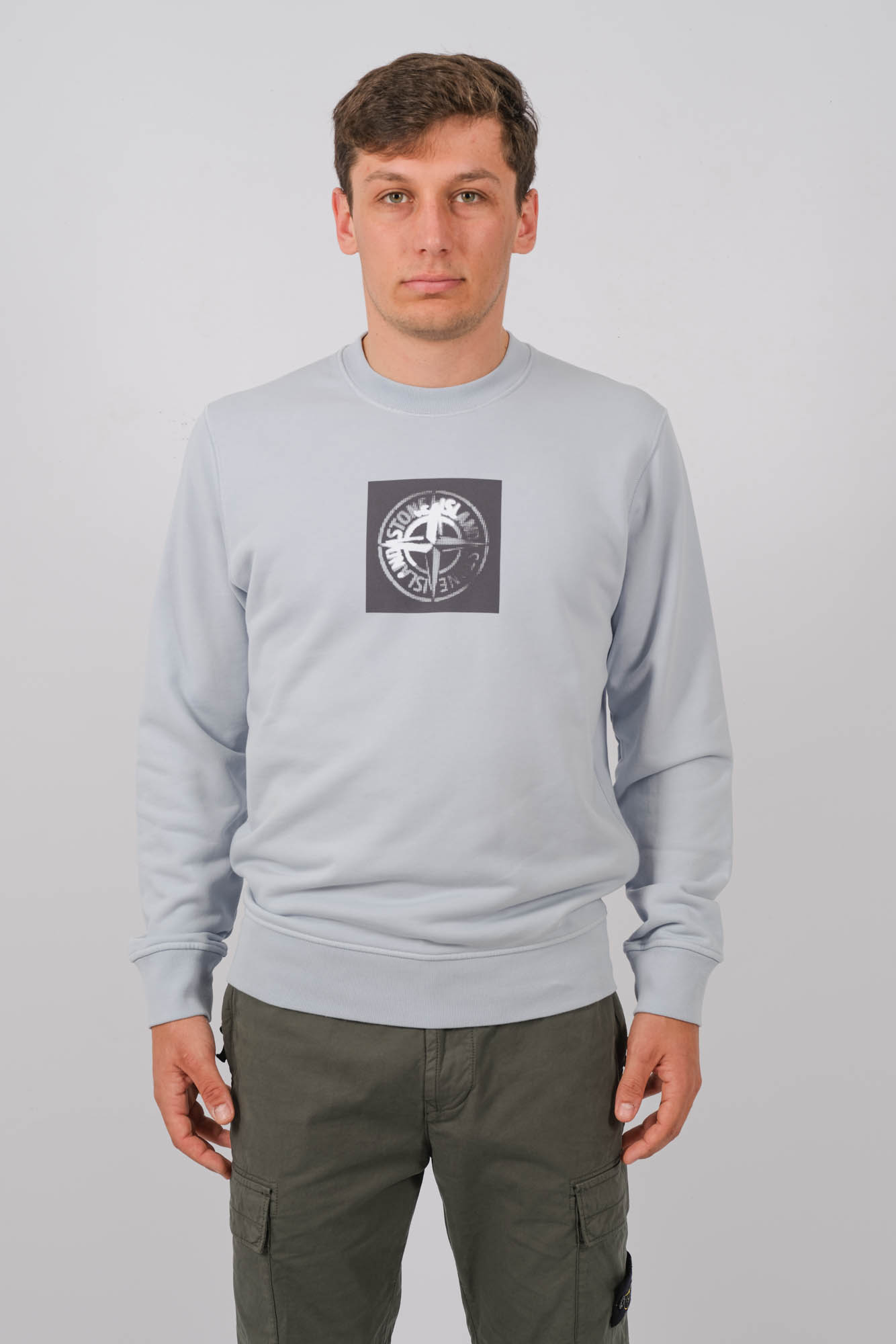  Image du produit SWEAT COL ROND STONE ISLAND BLEU 801566559-V0041 - 3