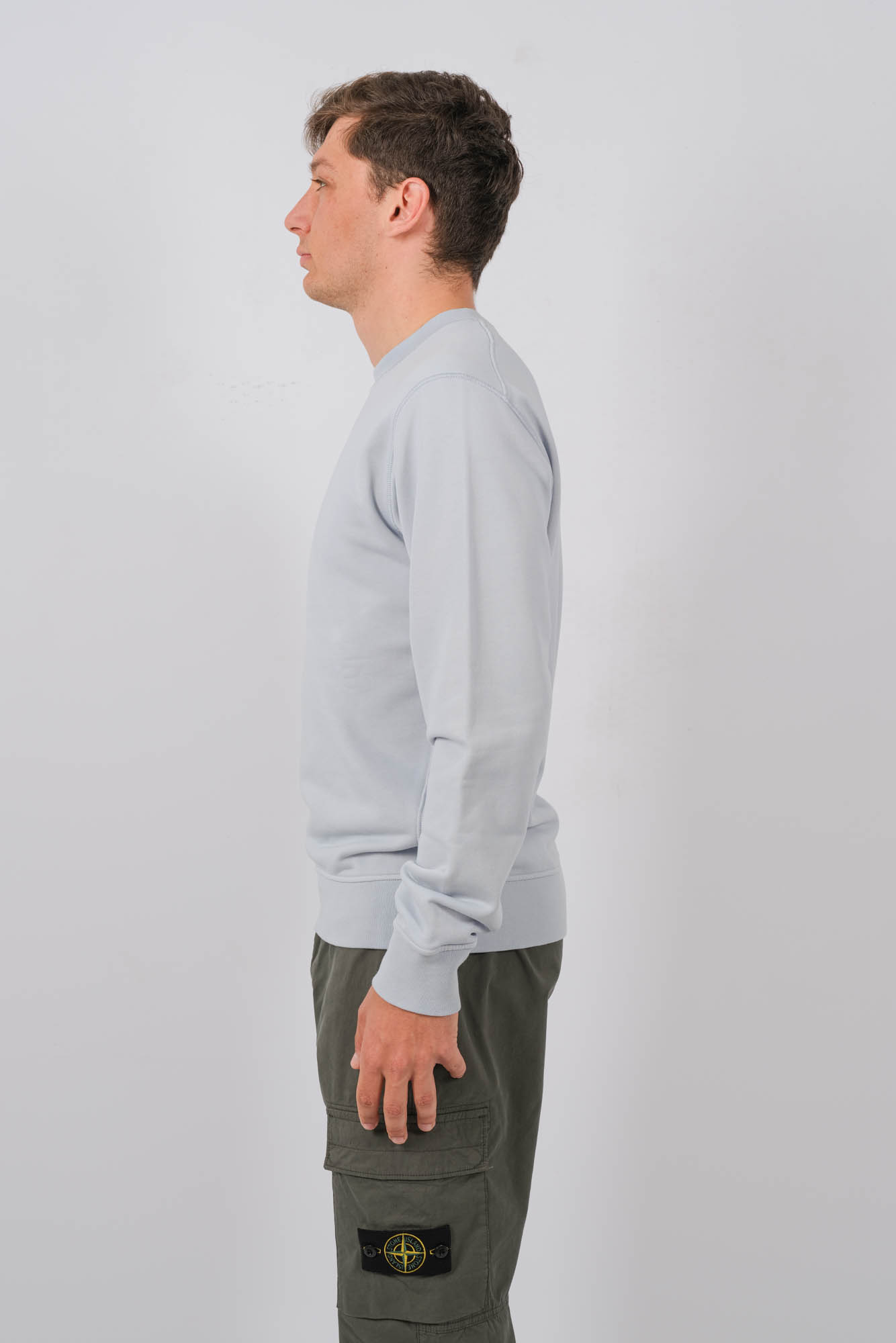  Image du produit SWEAT COL ROND STONE ISLAND BLEU 801566559-V0041 - 4