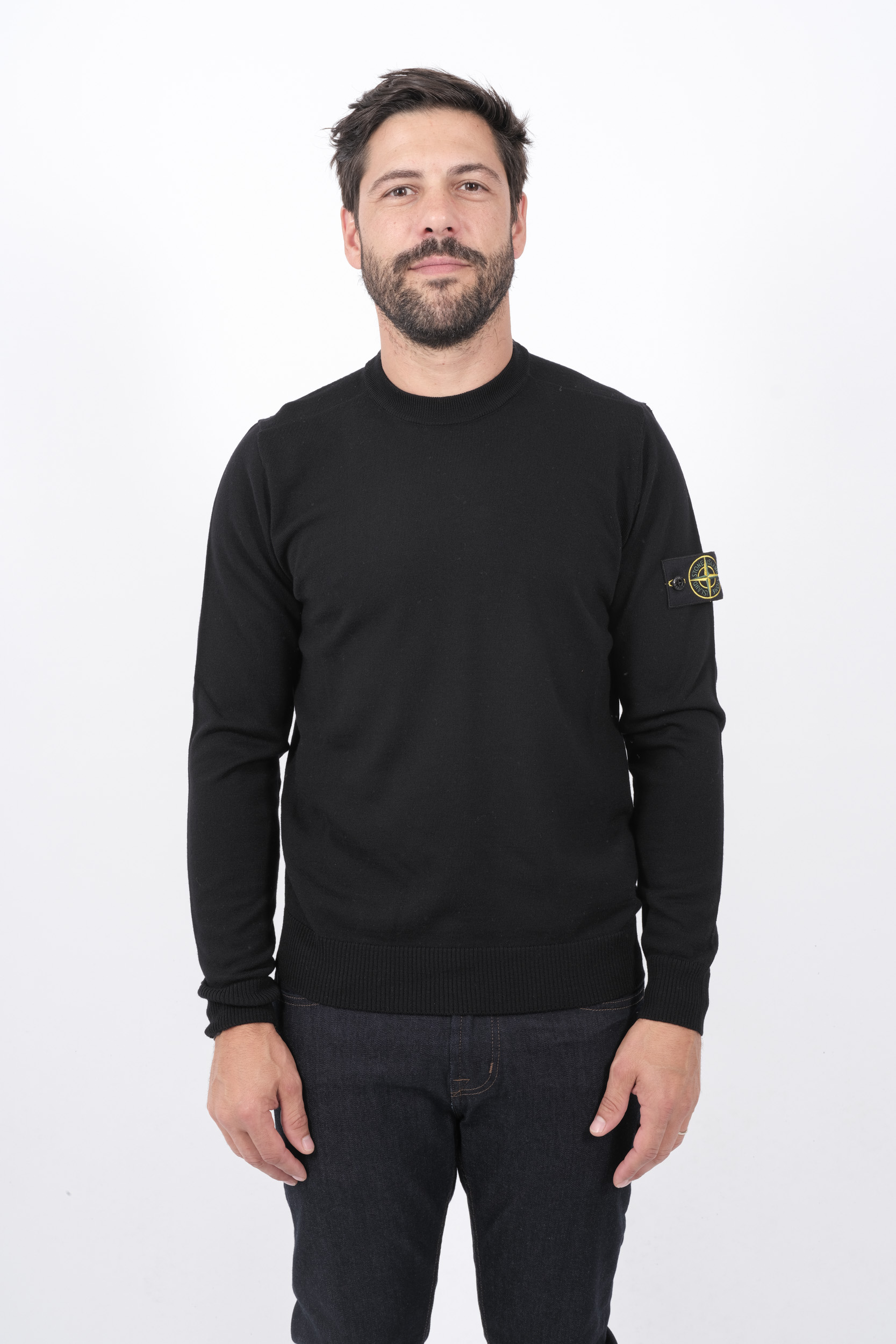 PULL STONE ISLAND NOIR 8115510C4-V0029