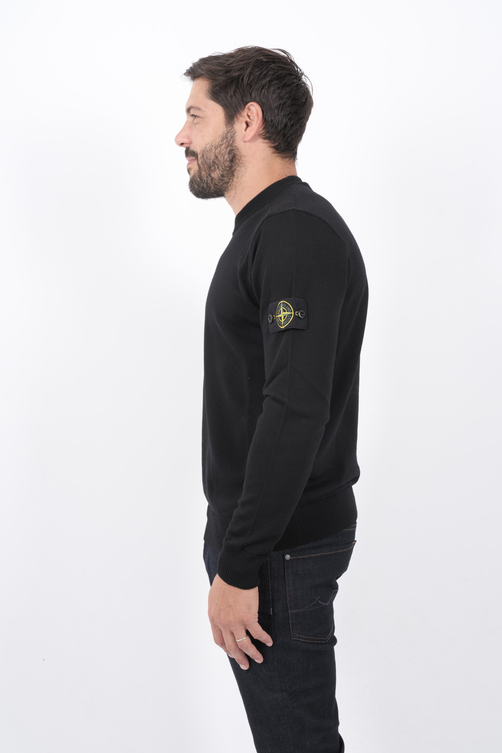 PULL STONE ISLAND NOIR 8115510C4-V0029