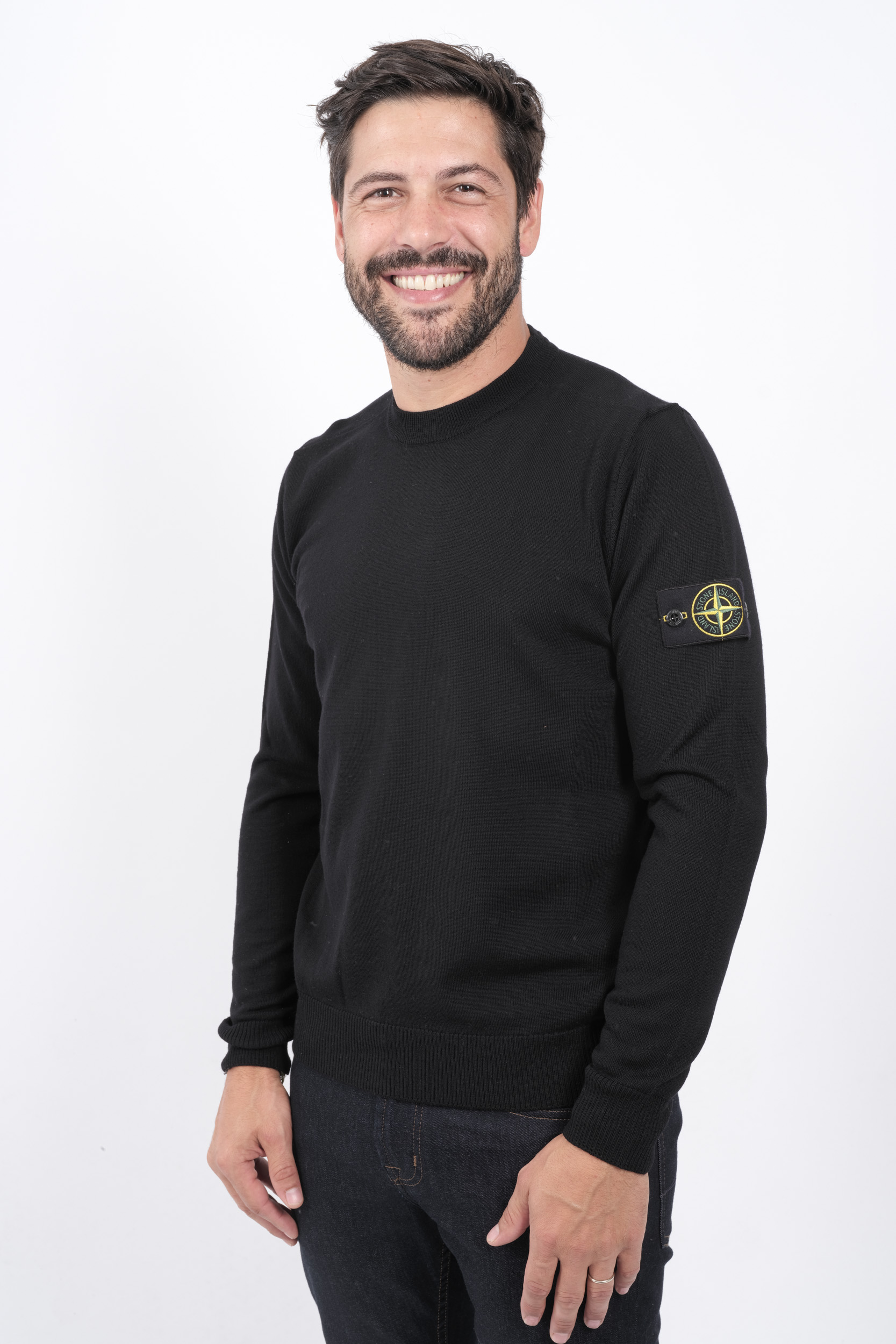 PULL STONE ISLAND NOIR 8115510C4-V0029
