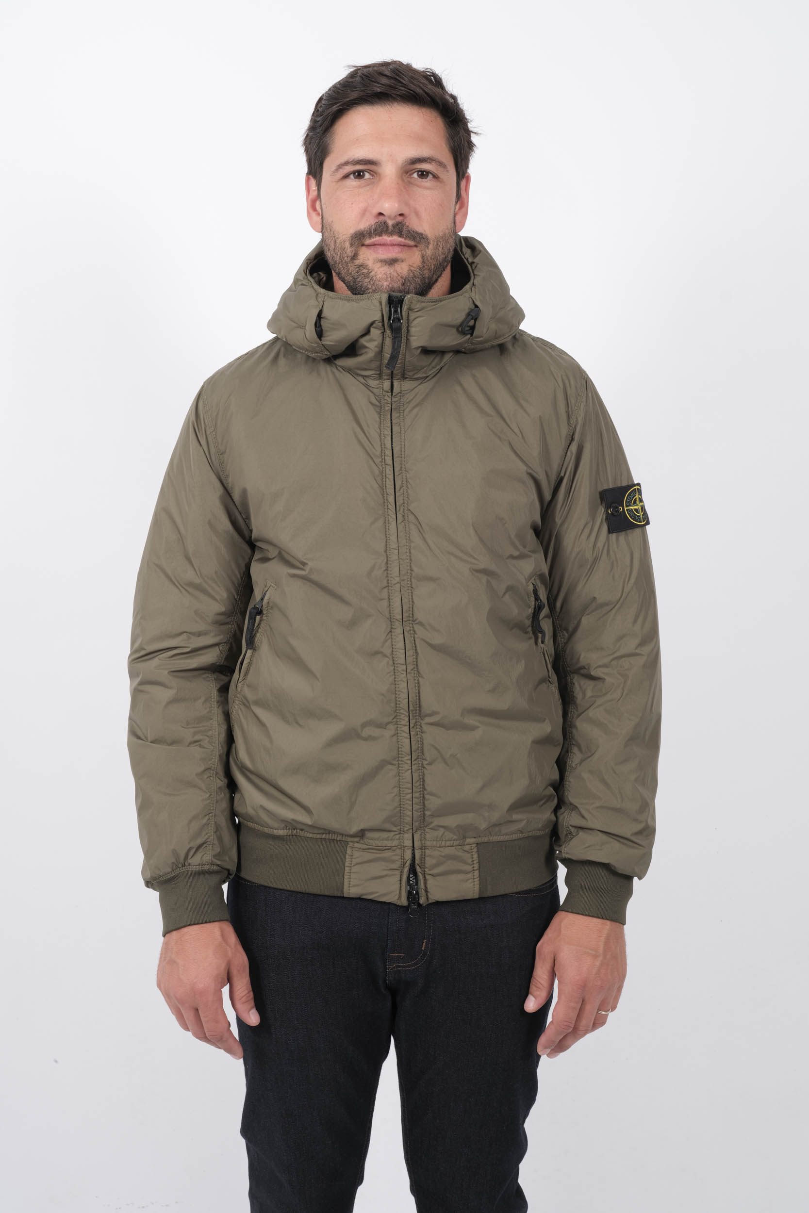 BLOUSON STONE ISLAND NYLON KAKI 811540823-V0058