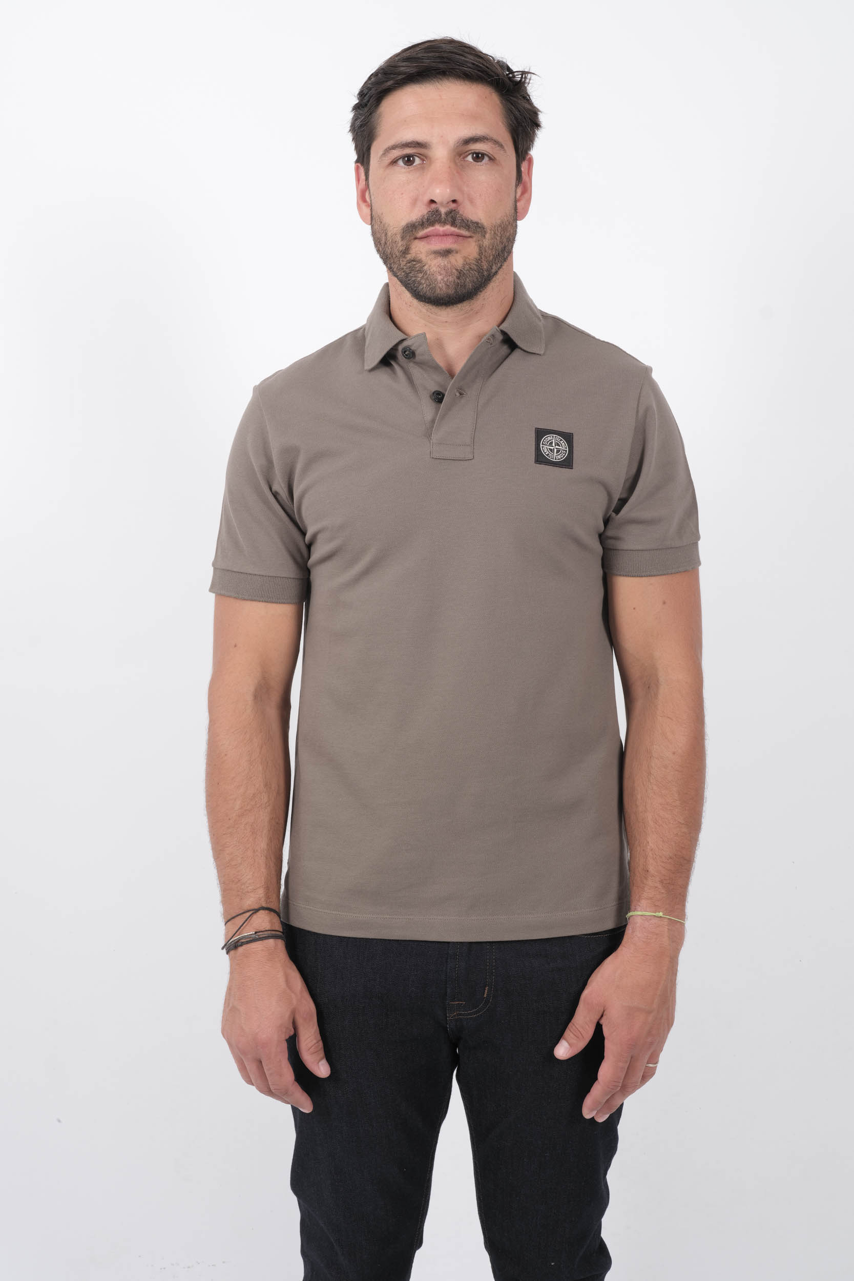 POLO STONE ISLAND MARRON 81152SC17-V0075