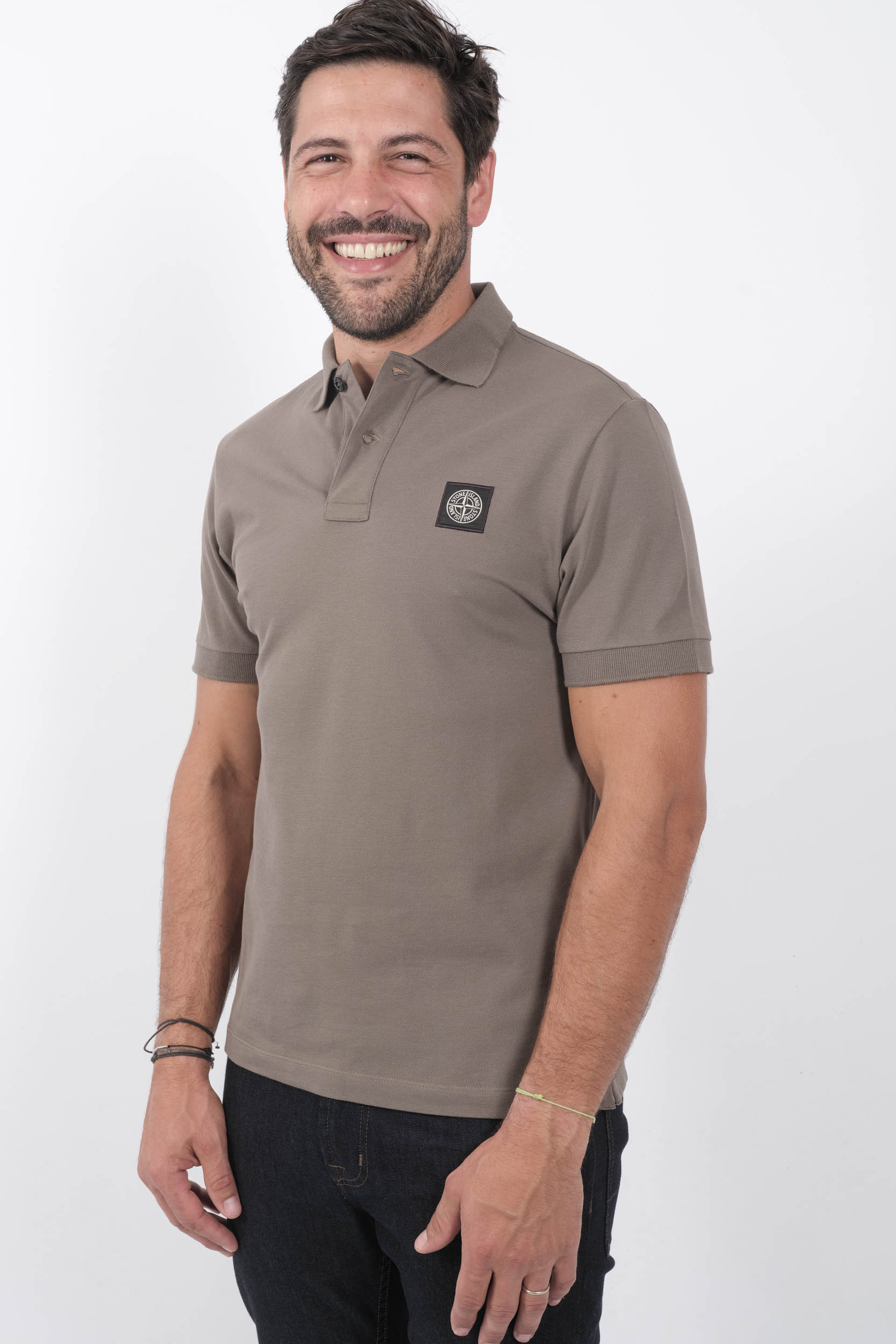 POLO STONE ISLAND MARRON 81152SC17-V0075
