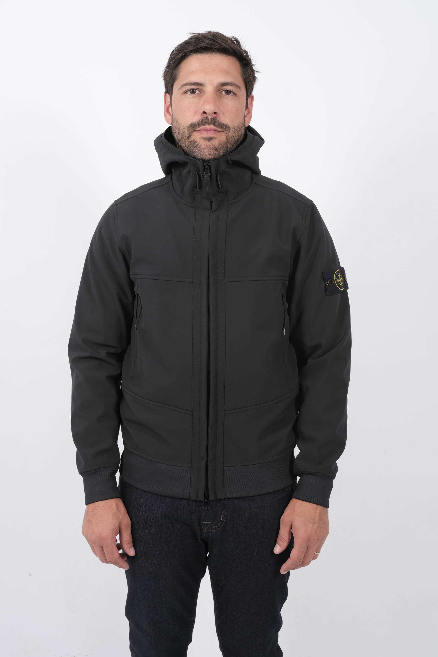  Image du produit SOFT SHELL STONE ISLAND NOIR 8115Q0322-V0029 - 3