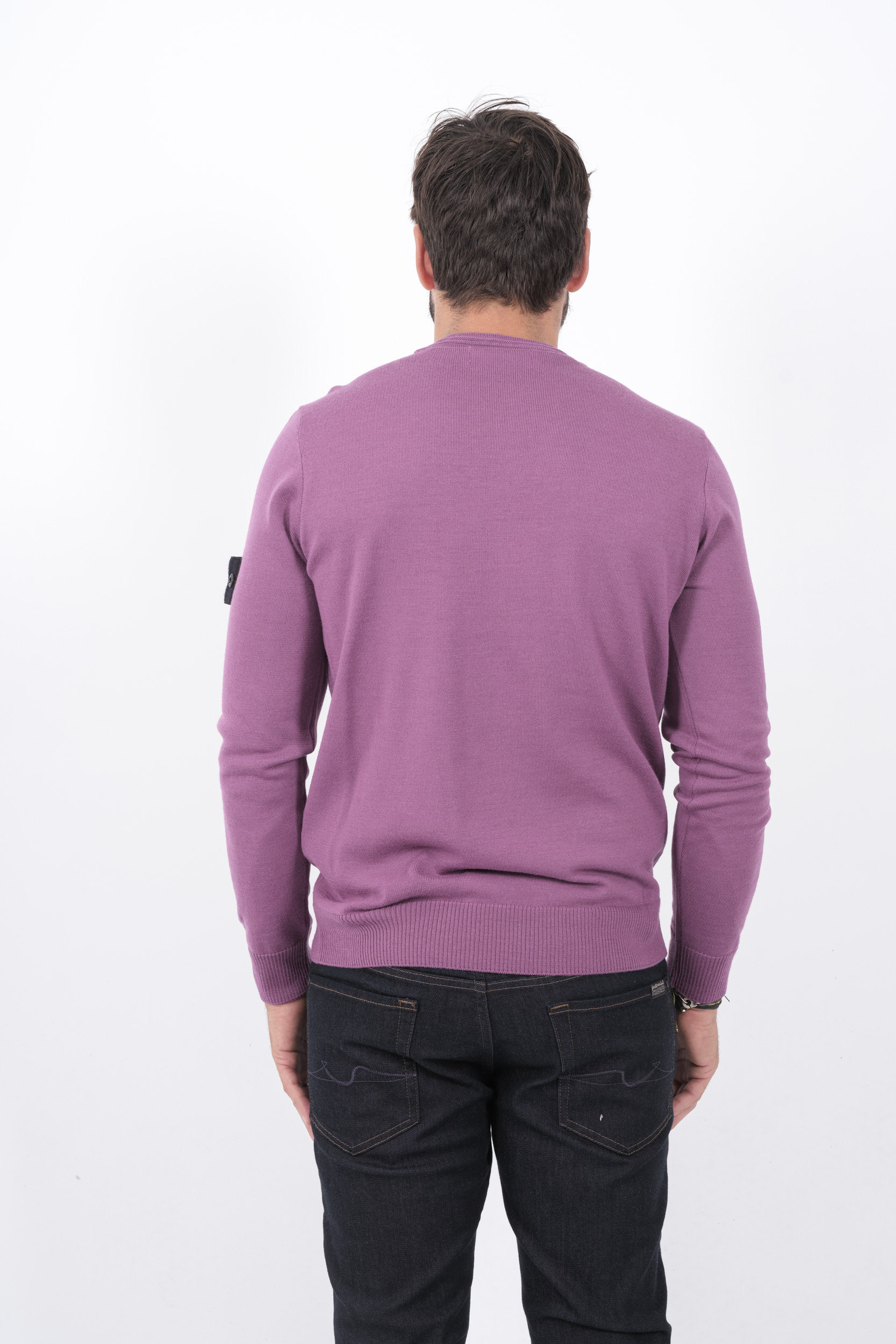  Image du produit PULL STONE ISLAND MAUVE 8115510C4-V0086 - 5