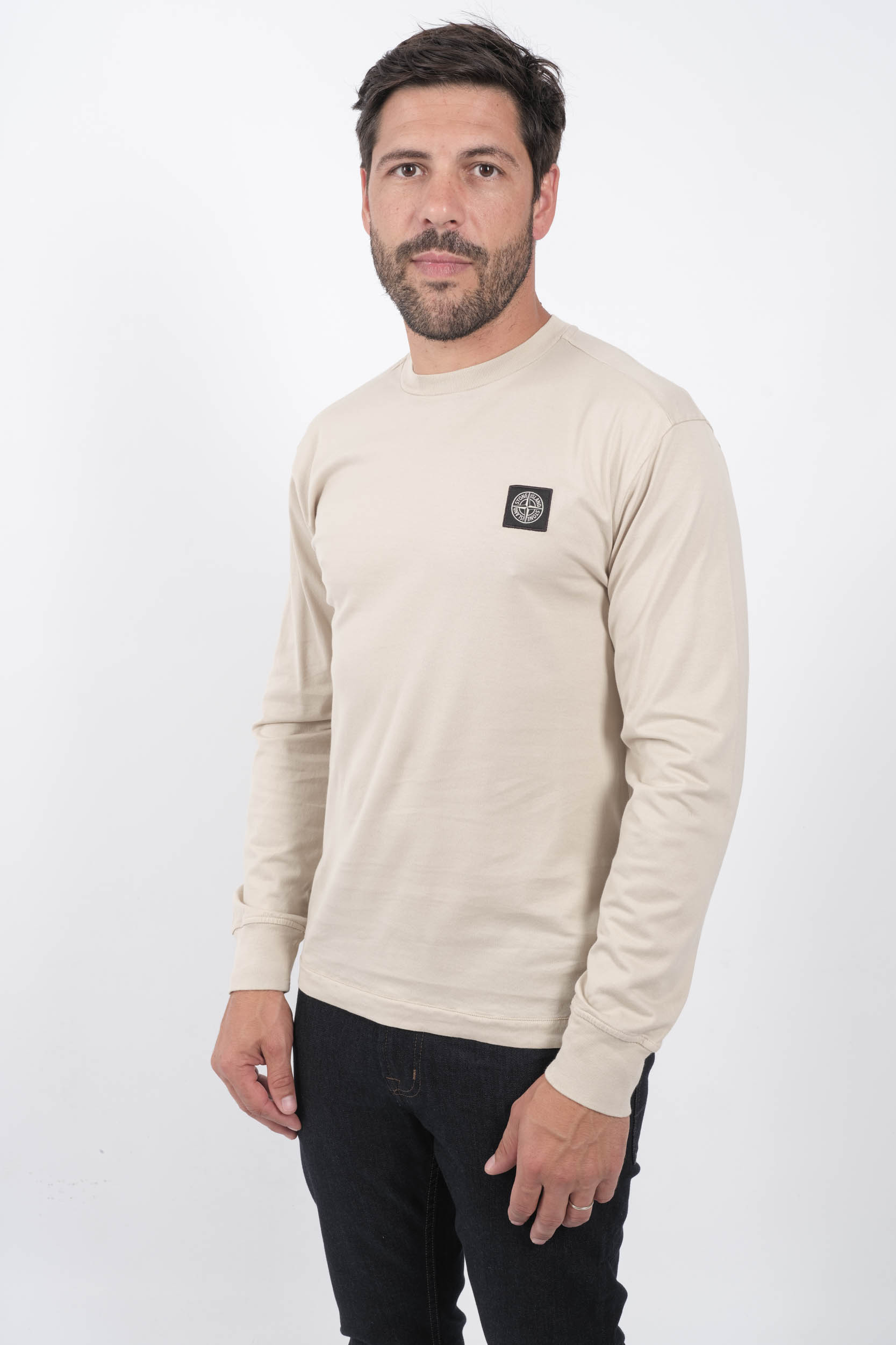 Image du produit T-SHIRT STONE ISLAND ECRU MANCHES LONGUES 811522713-V0097