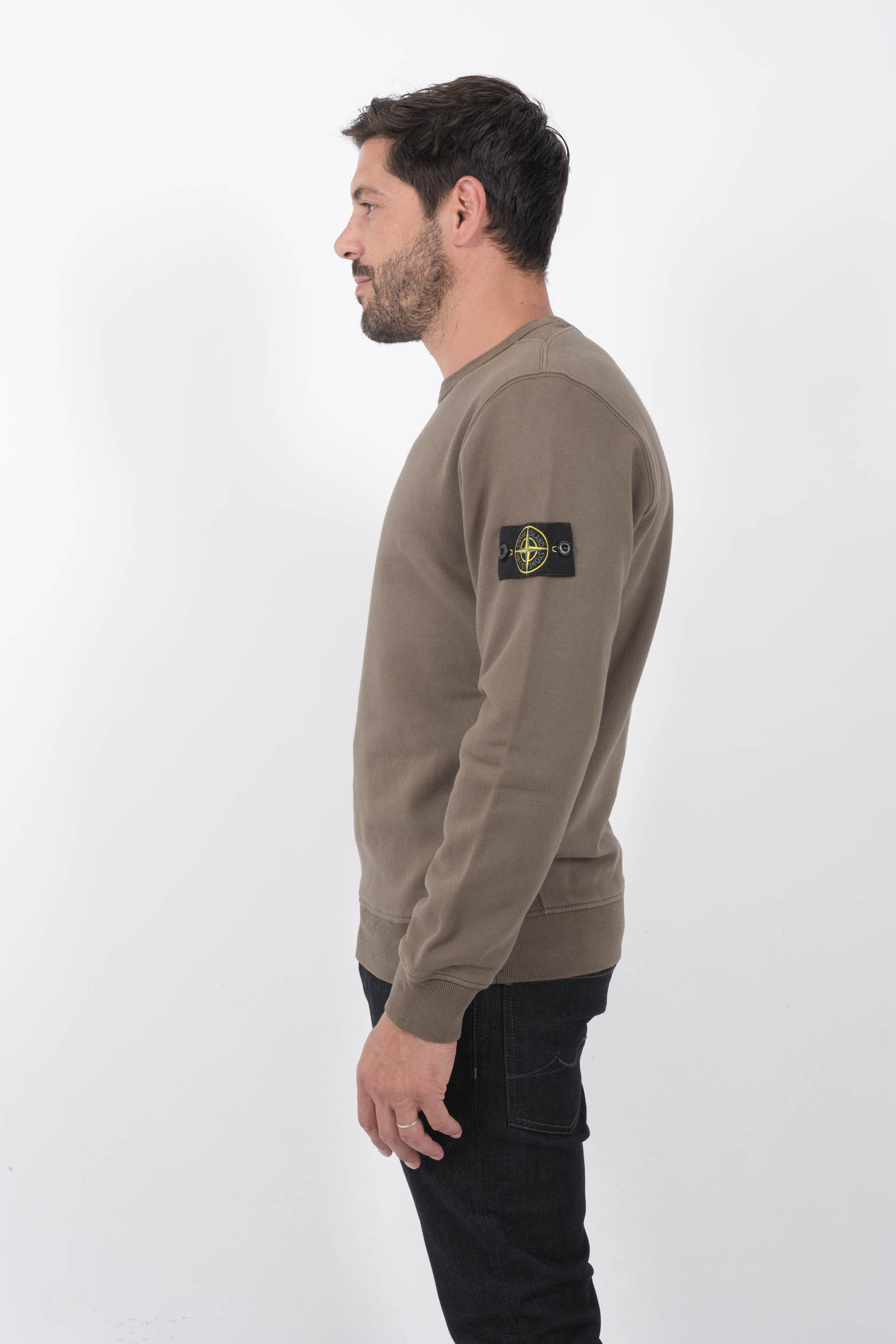  Image du produit SWEAT STONE ISLAND MARRON 811562420-V0075 - 4