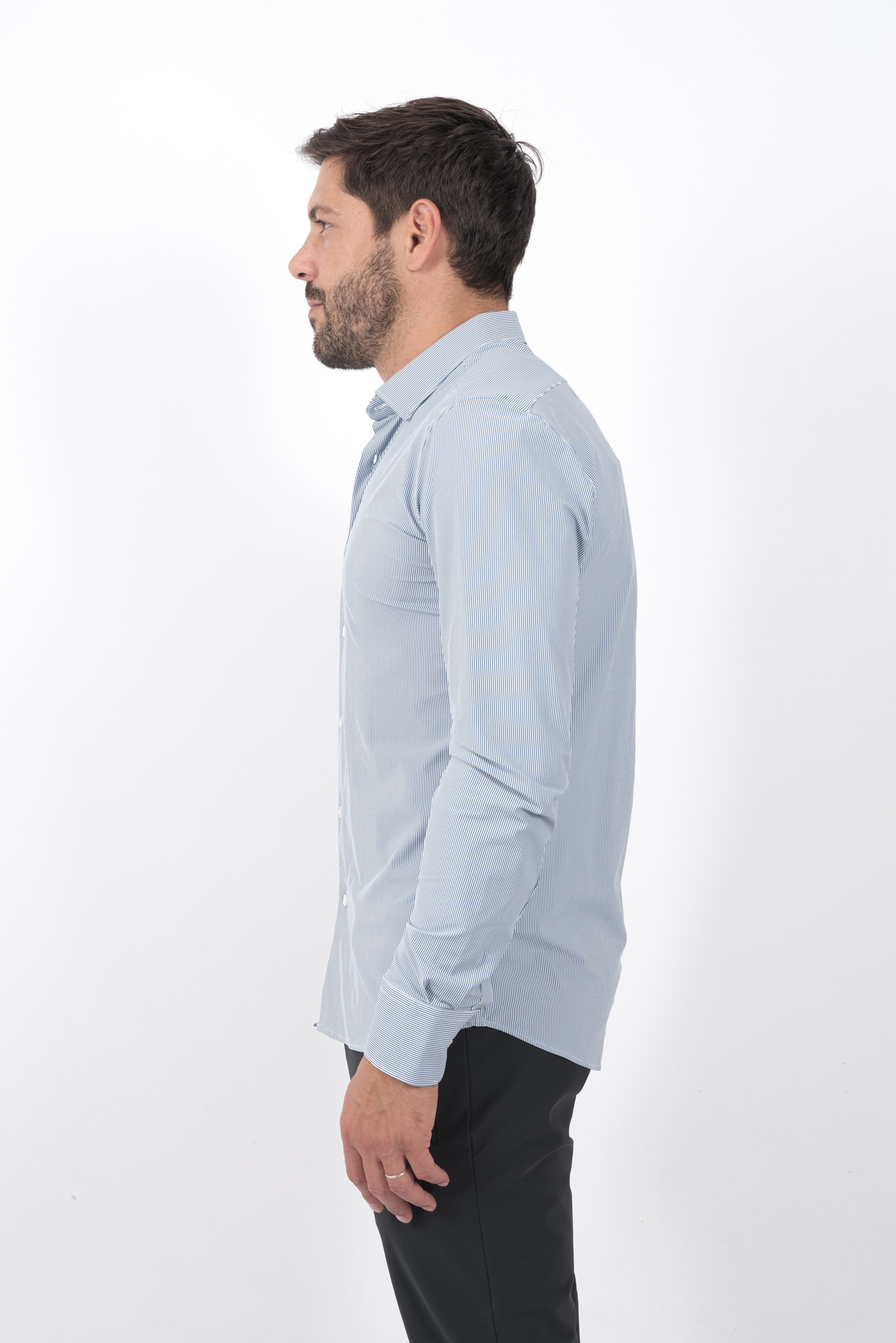 CHEMISE RRD RAYE MARINE W24254-V90