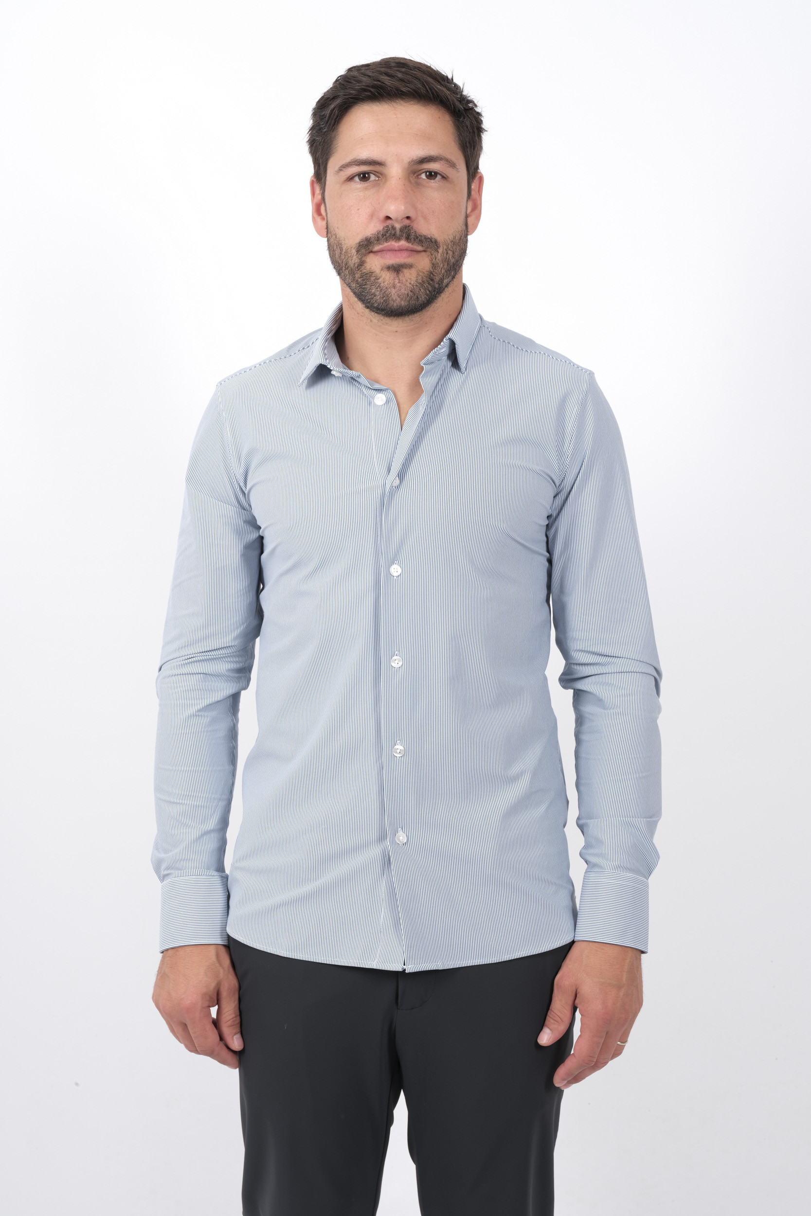 CHEMISE RRD RAYE MARINE W24254-V90