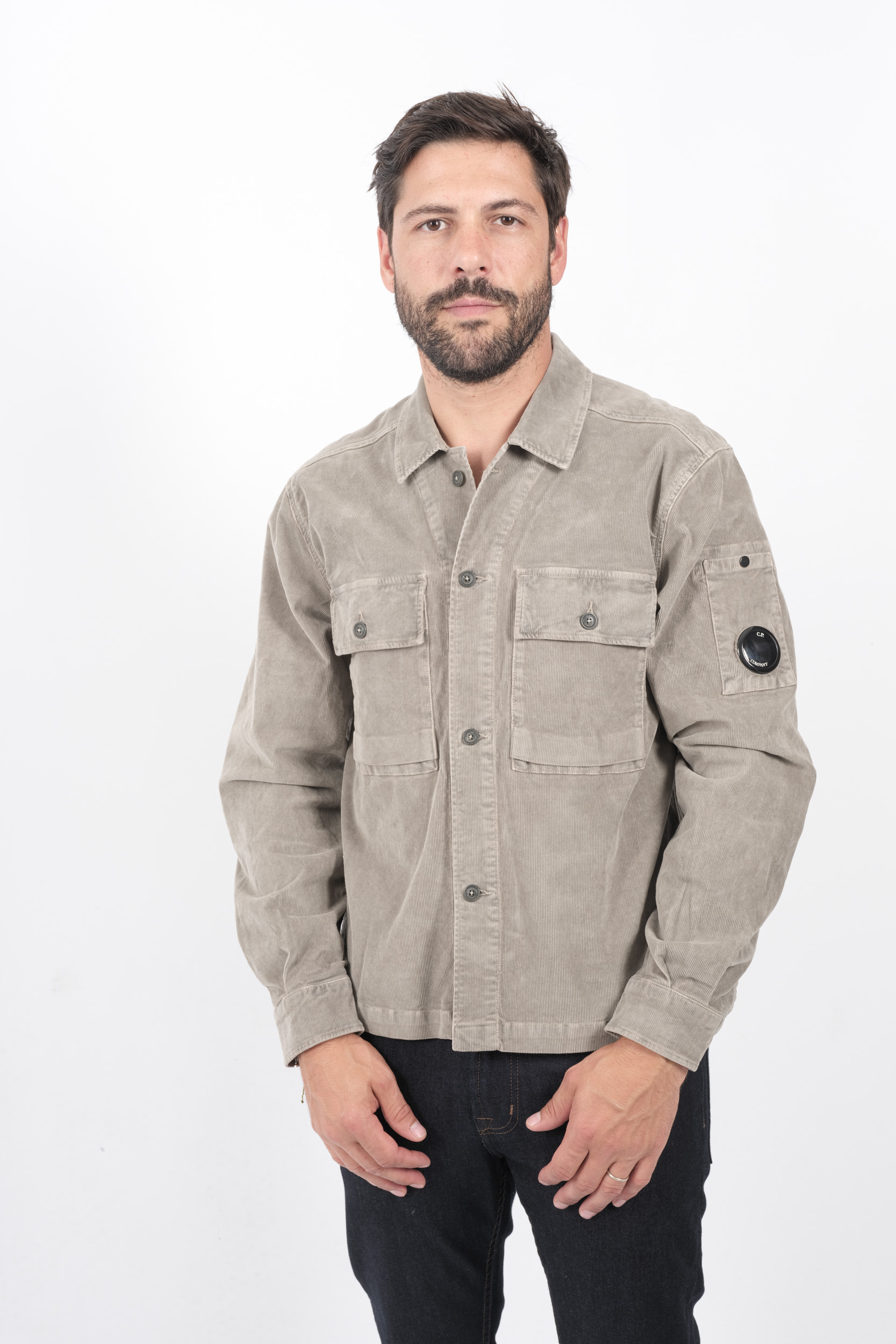 Image du produit SURCHEMISE C.P COMPANY VELOUR BEIGE S33A-359