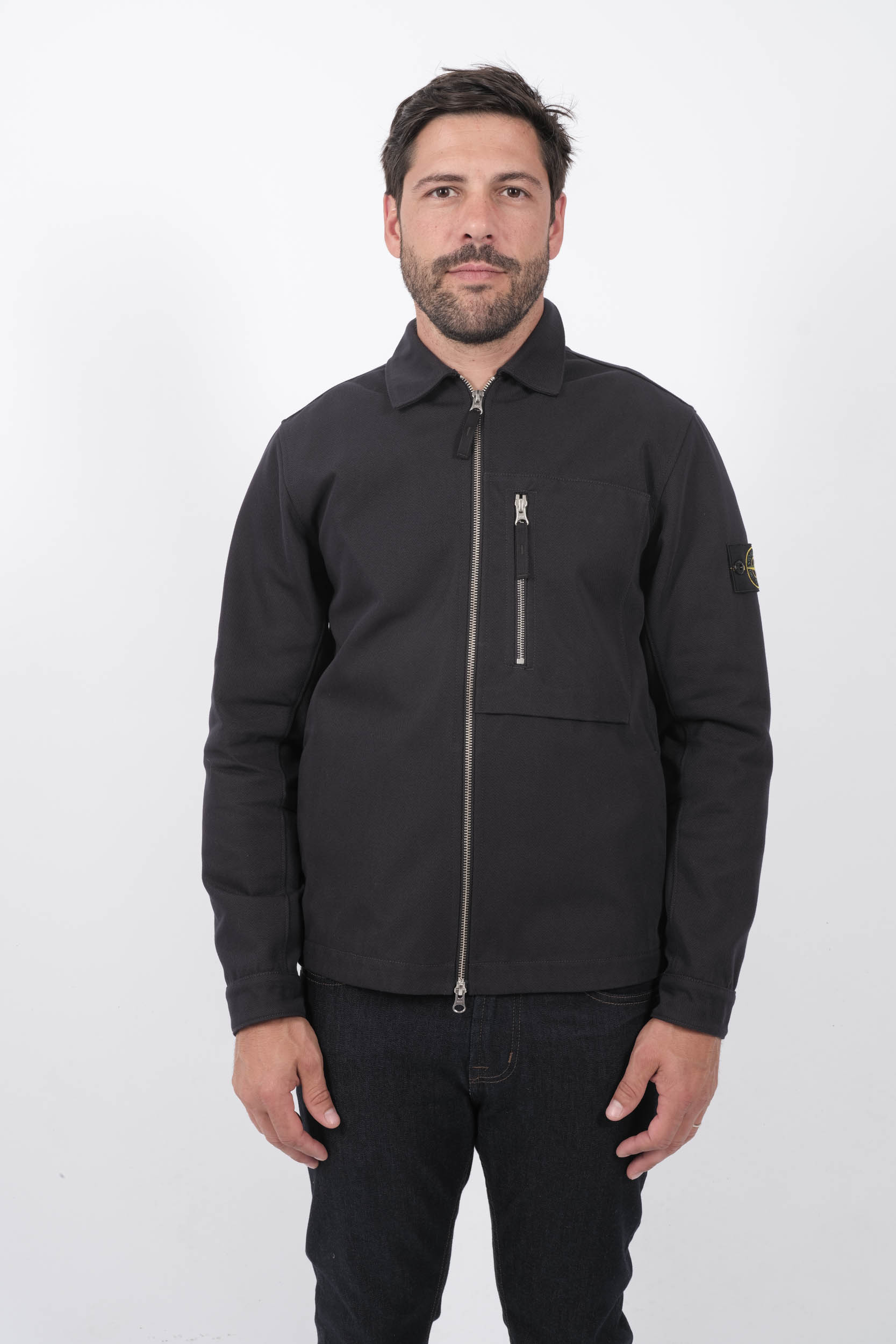  Image du produit SURECHEMISE ZIPPE NYLON DRILL MARINE 811511103-V0020 - 3