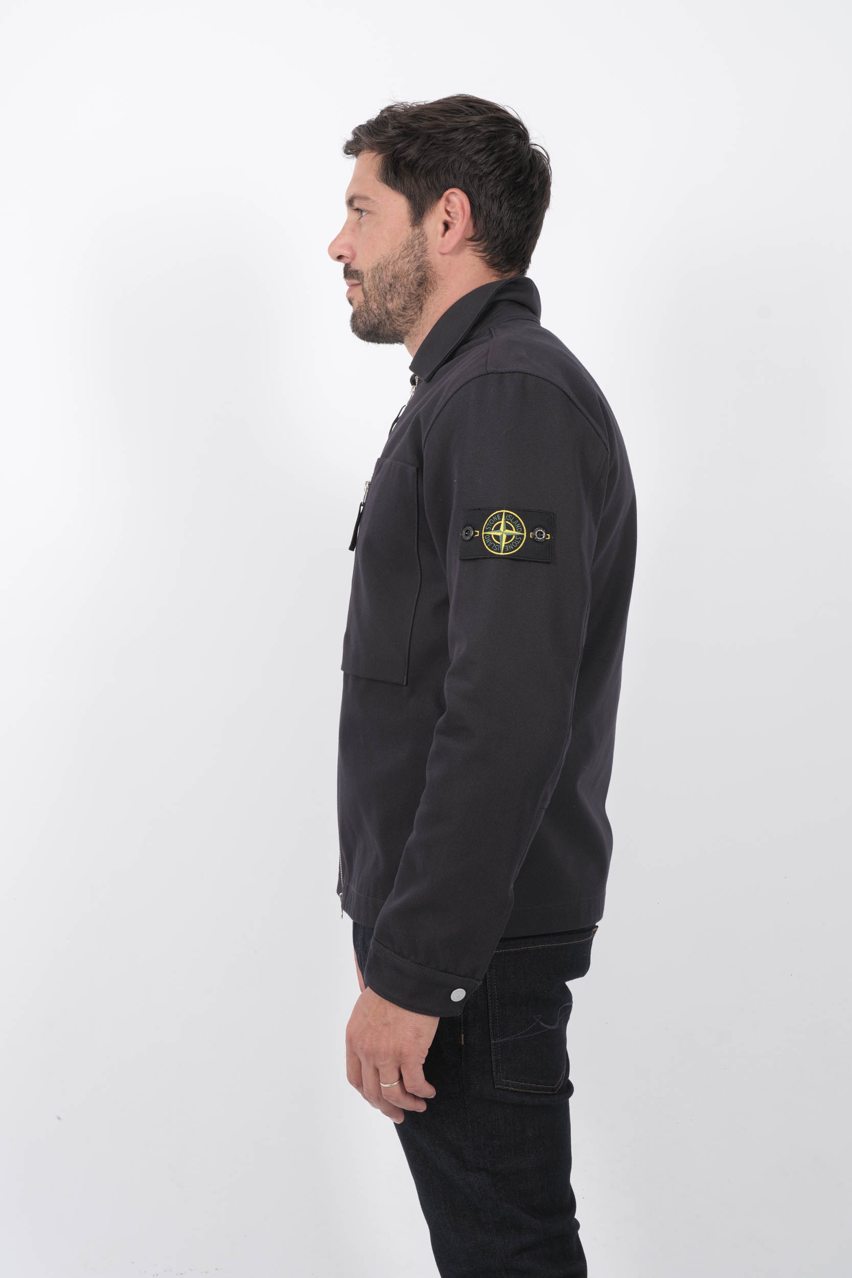  Image du produit SURECHEMISE ZIPPE NYLON DRILL MARINE 811511103-V0020 - 4