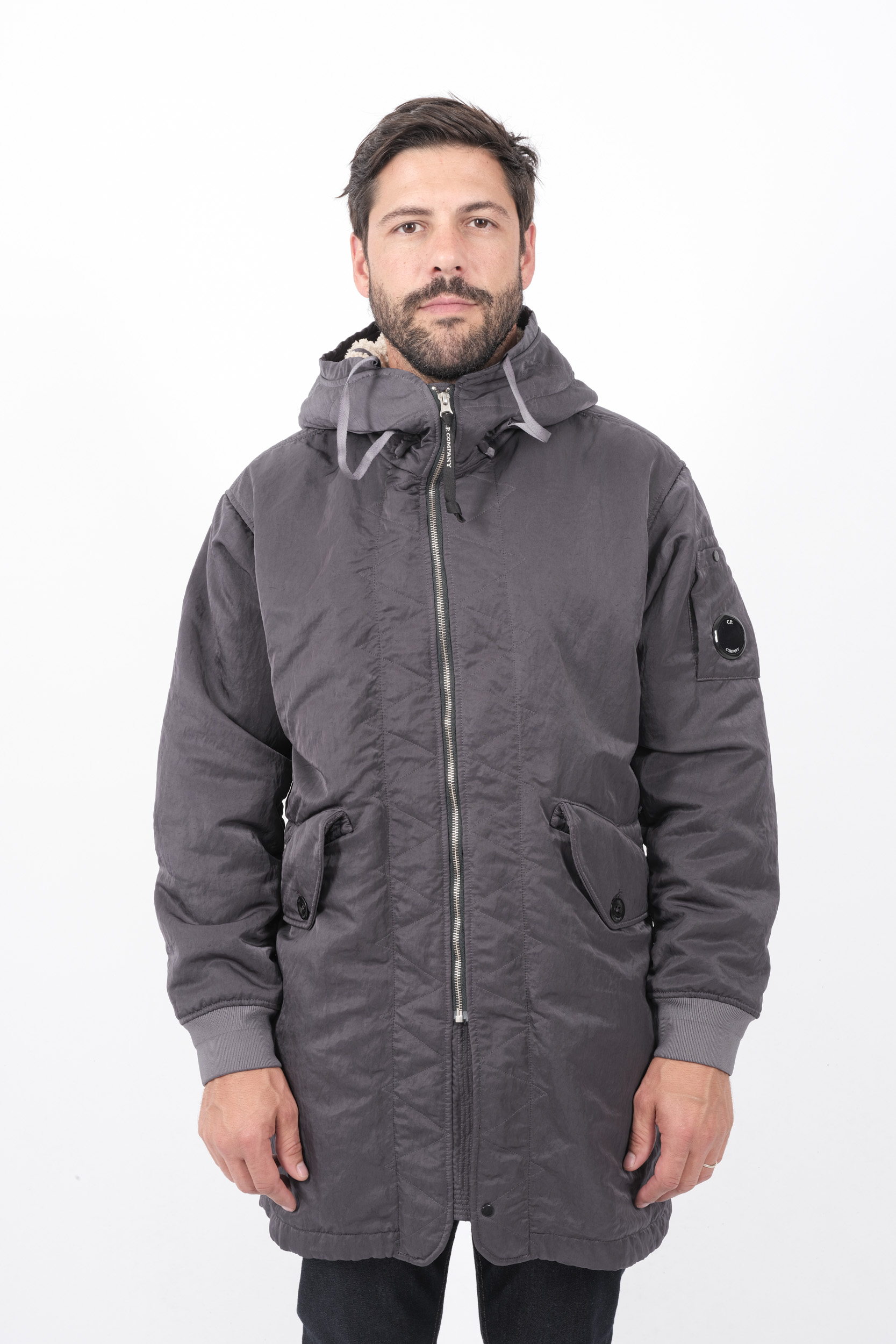  Image du produit PARKAS C.P COMPANY DOUBLURE POLAIRE BLEU/GRIS W187A-995 - 3