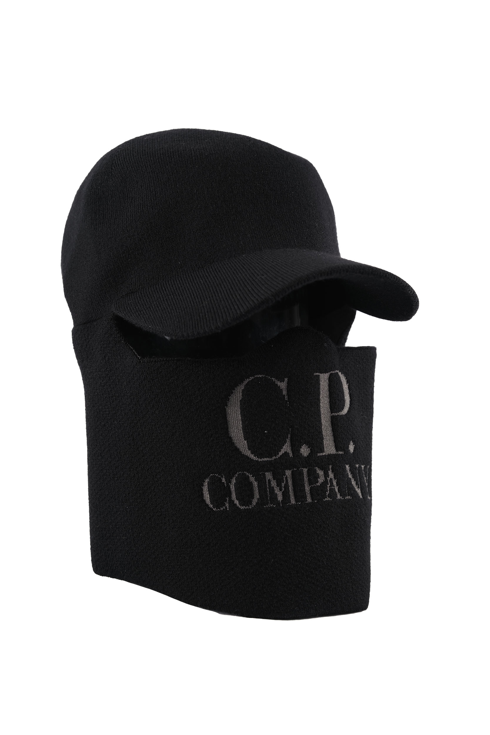 Image du produit BONNET C.P COMPANY A VISIERE EN LAINE MERINOS NOIR C298A-999