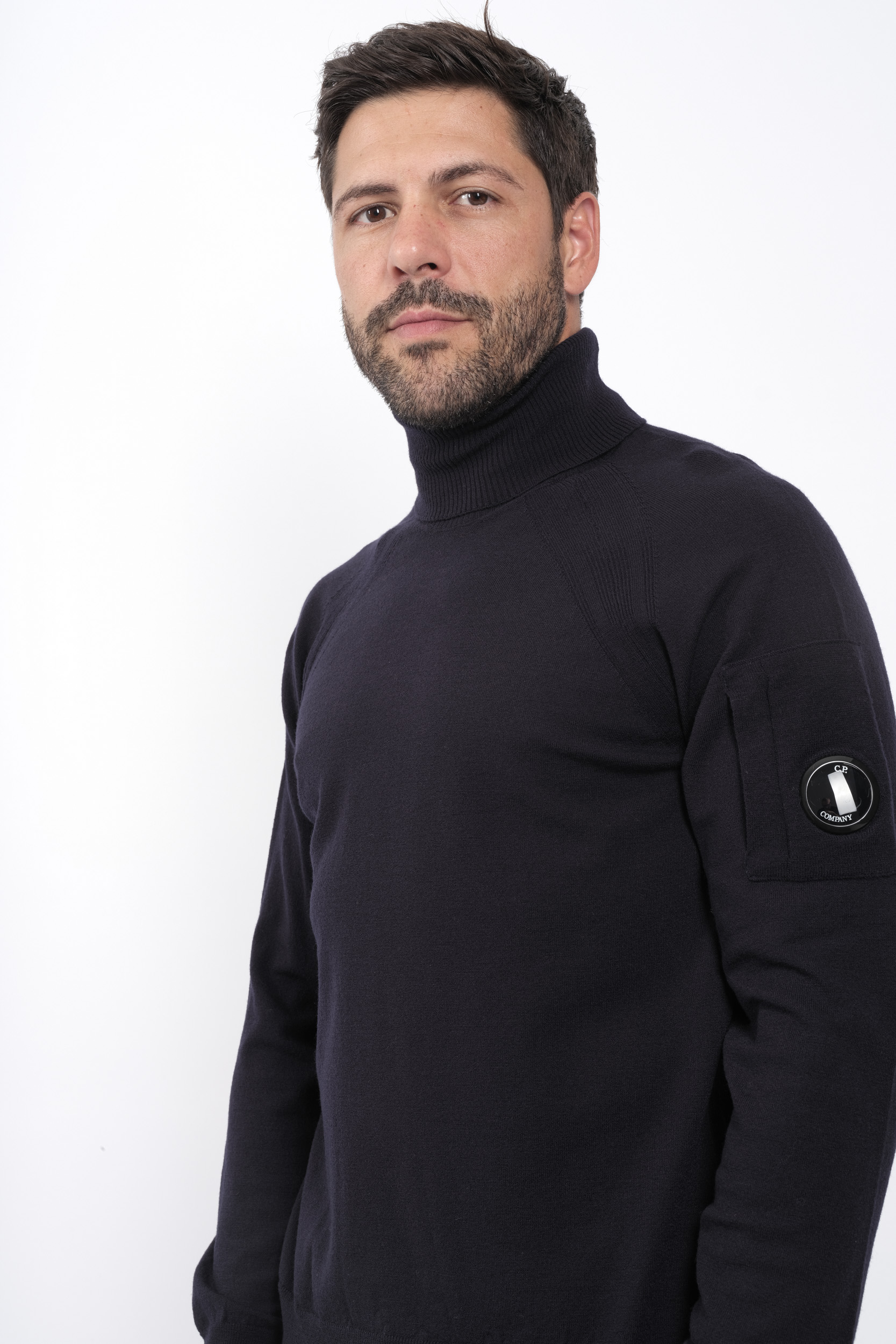 Image du produit MAILLE C.P COMPANY COL ROULE MARINE N192A-888