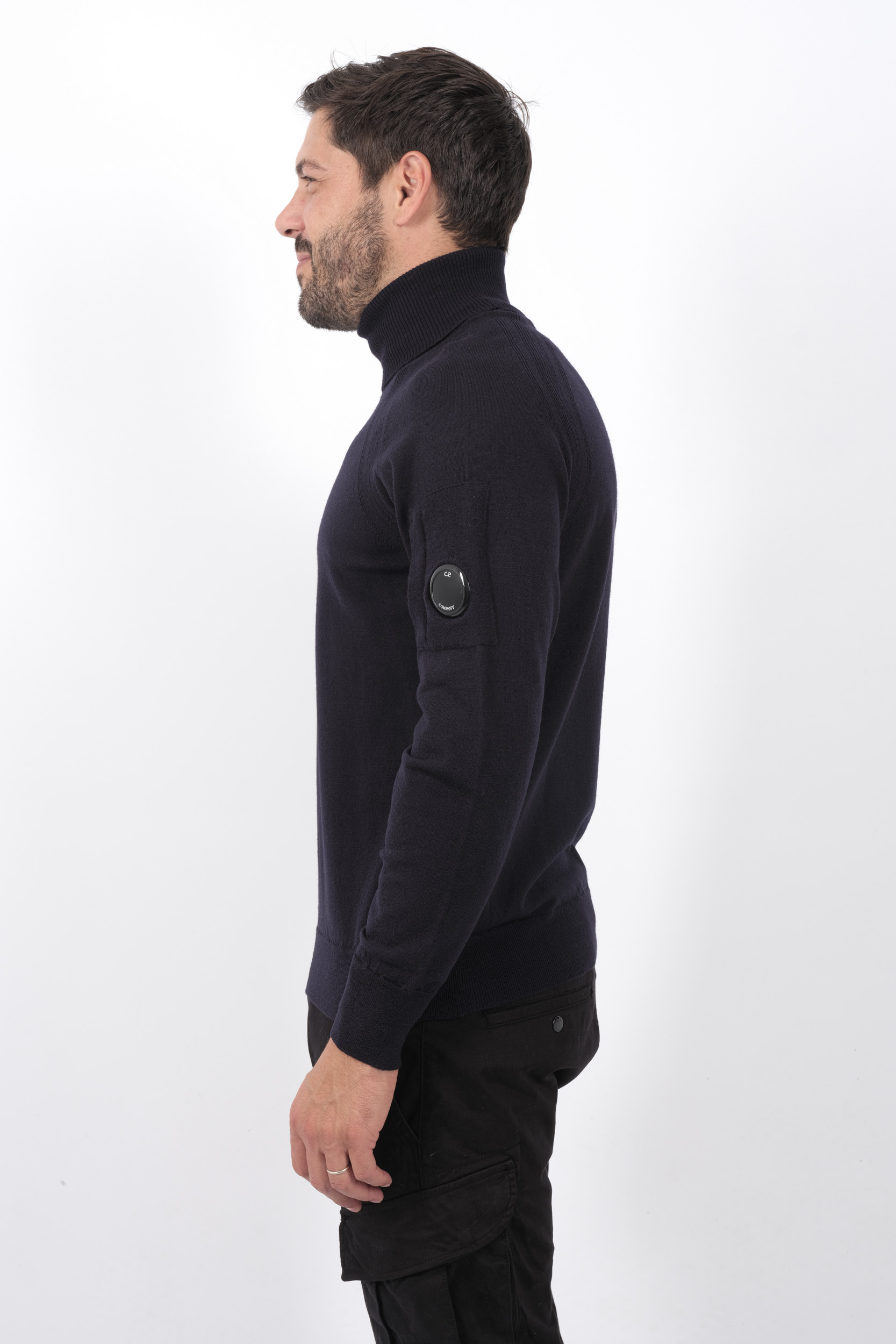 MAILLE C.P COMPANY COL ROULE MARINE N192A-888