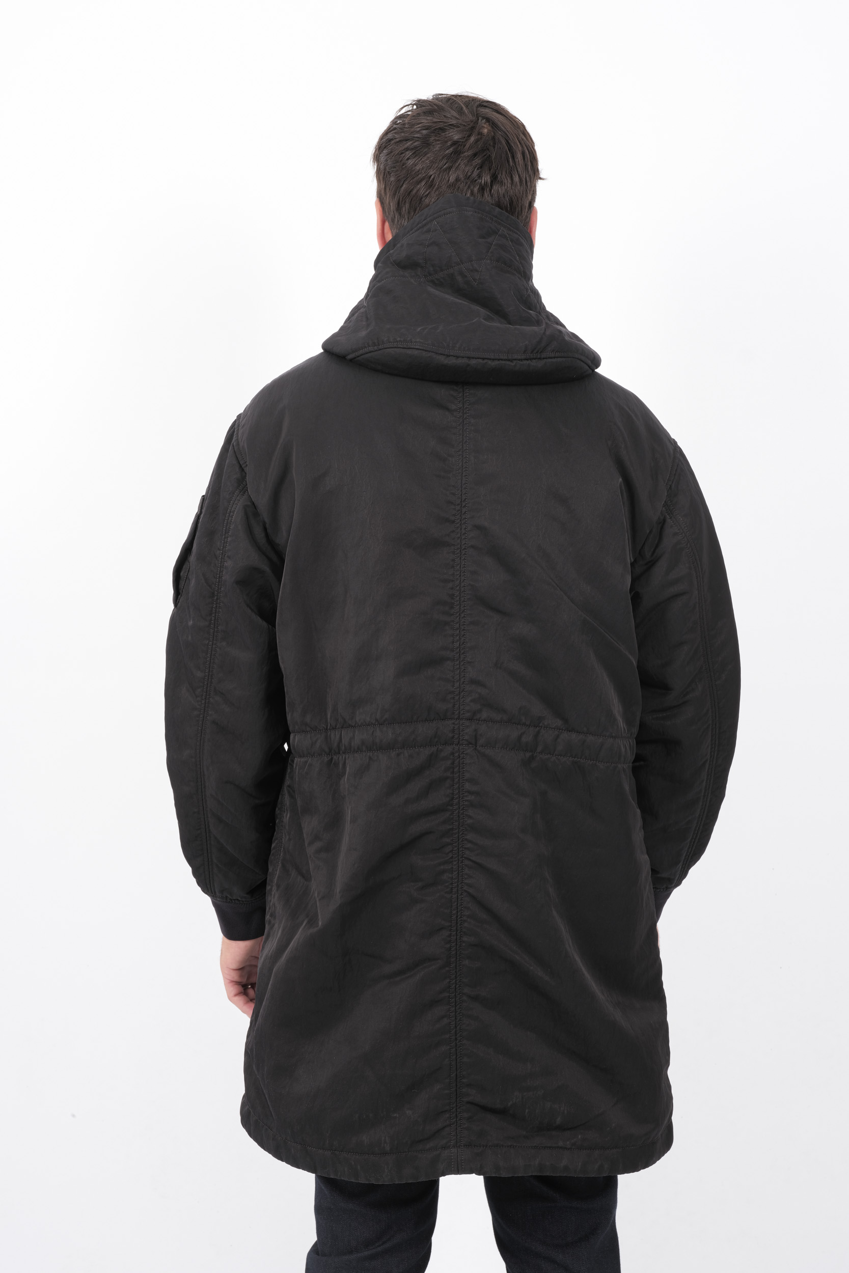 PARKAS C.P COMPANY DOUBLURE POLAIRE NOIR W187A-999