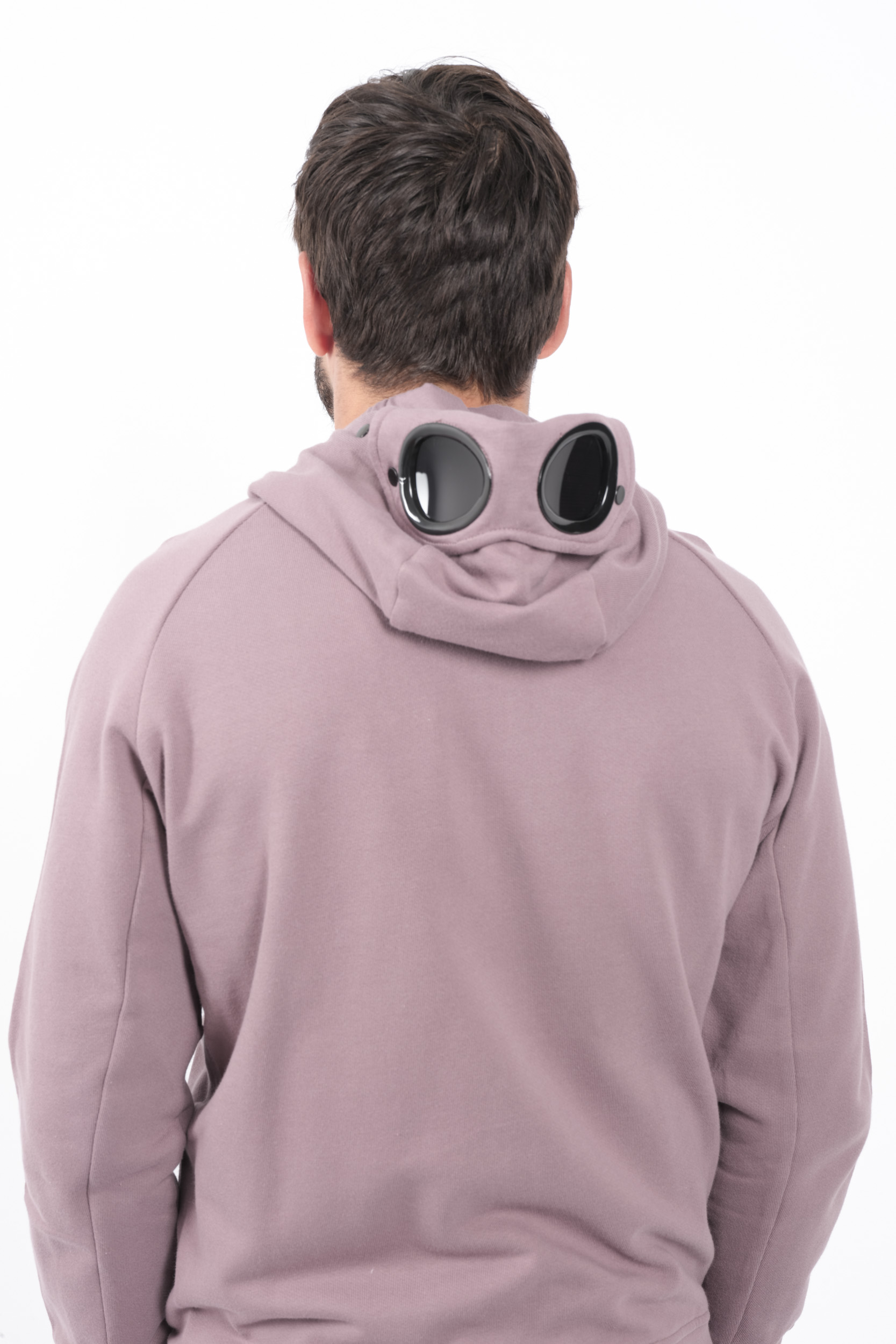 Image du produit SWEAT C.P COMPANY CAPUCHE ZIPPE LUNETTE LAVANDE S028A-735