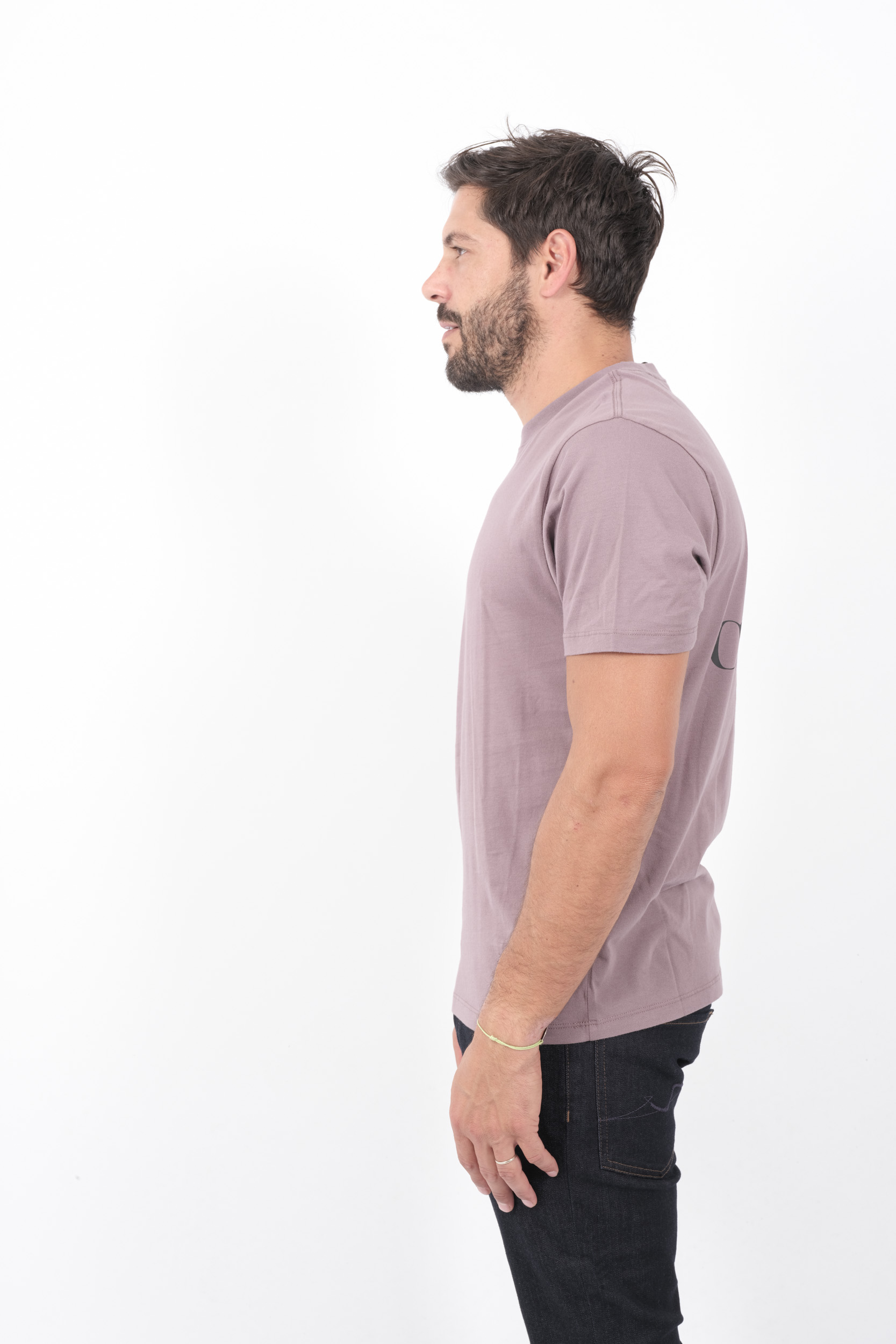 TEE-SHIRT C.P COMPANY IMPRIME DOS LAVANDE S167A-735