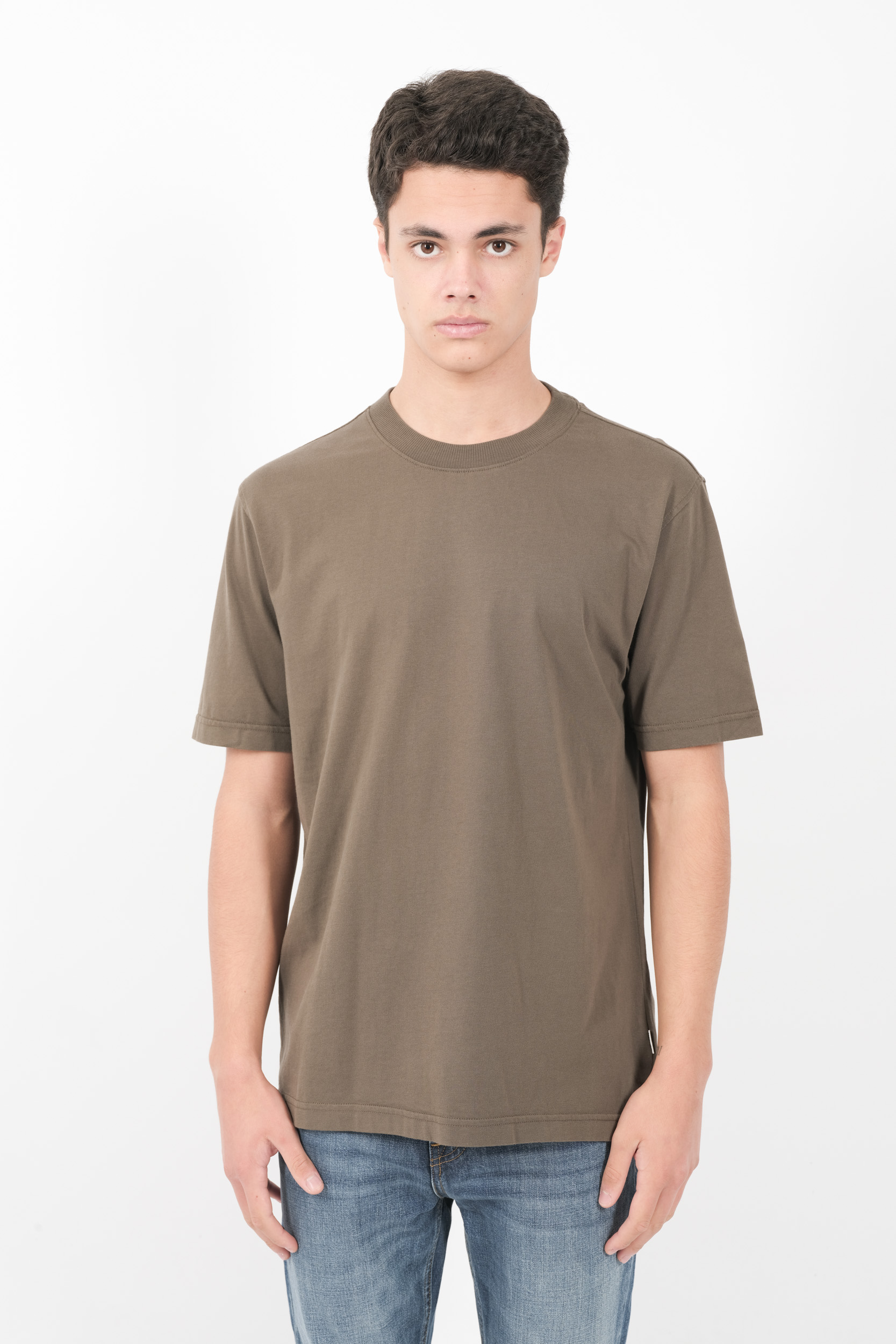  Image du produit TEE-SHIRT NN07 COL ROND OVERSIZE KAKI ADAM3209-343 - 3