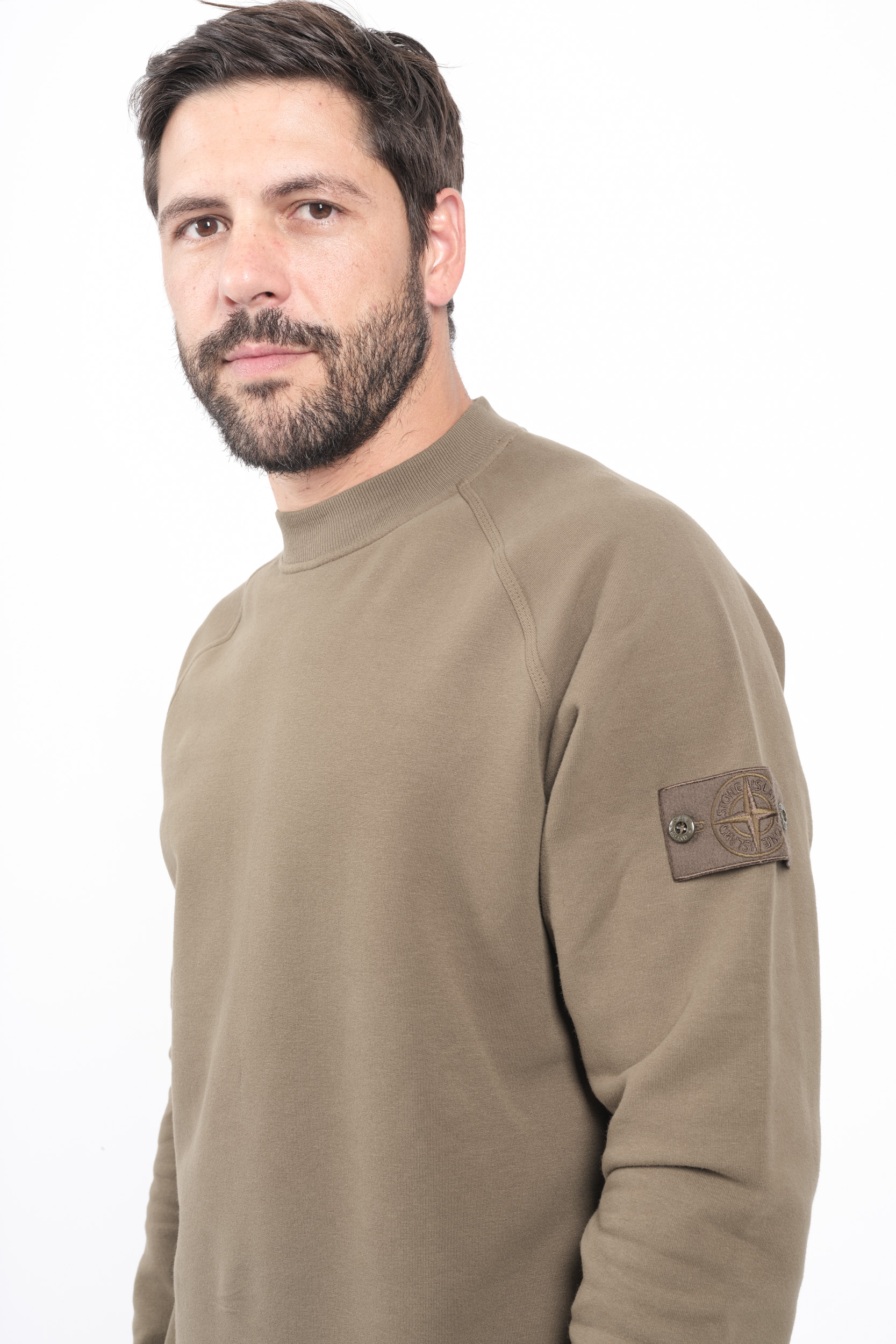 Image du produit SWEAT STONE ISLAND KAKI GHOST 8115629F7-V0054