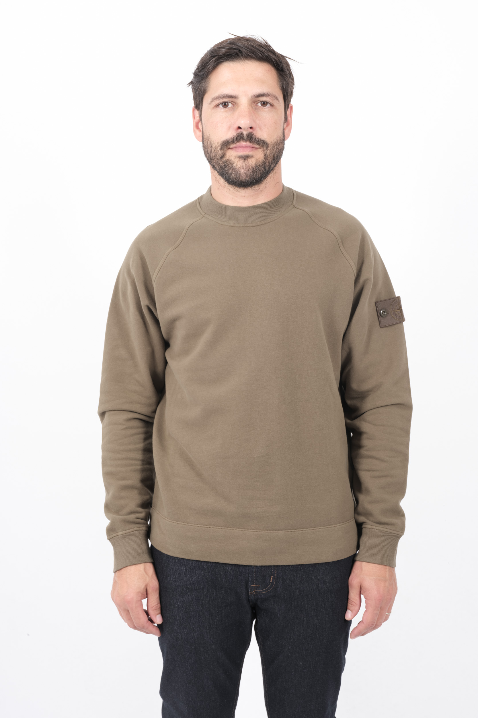  Image du produit SWEAT STONE ISLAND KAKI GHOST 8115629F7-V0054 - 3