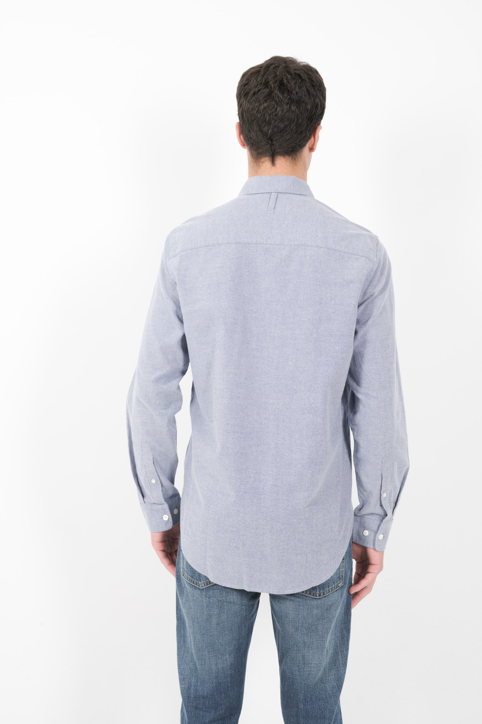 CHEMISE NN07 EN COTON BLEU CLAIR ARNE-200
