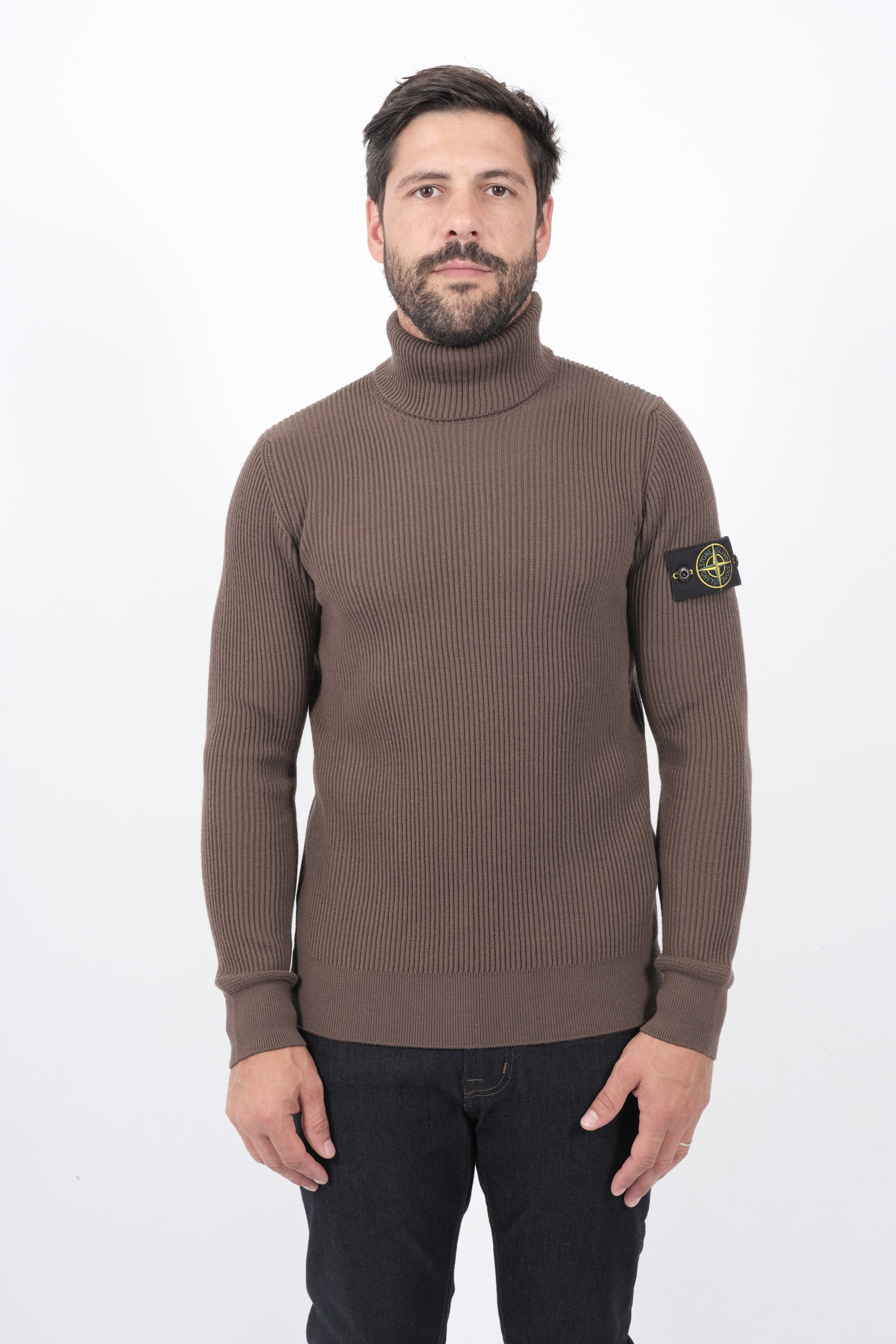 PULL STONE ISLAND MARRON 8115552C2-V0075