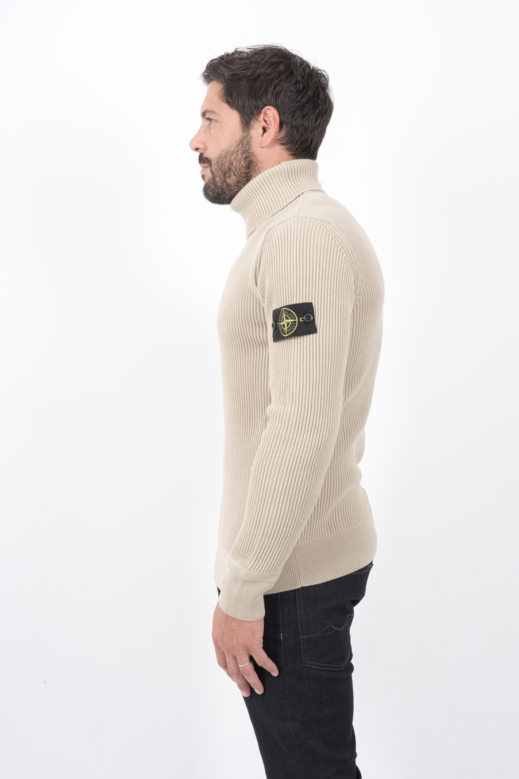  Image du produit PULL STONE ISLAND BEIGE 8115552C2-V0097 - 4